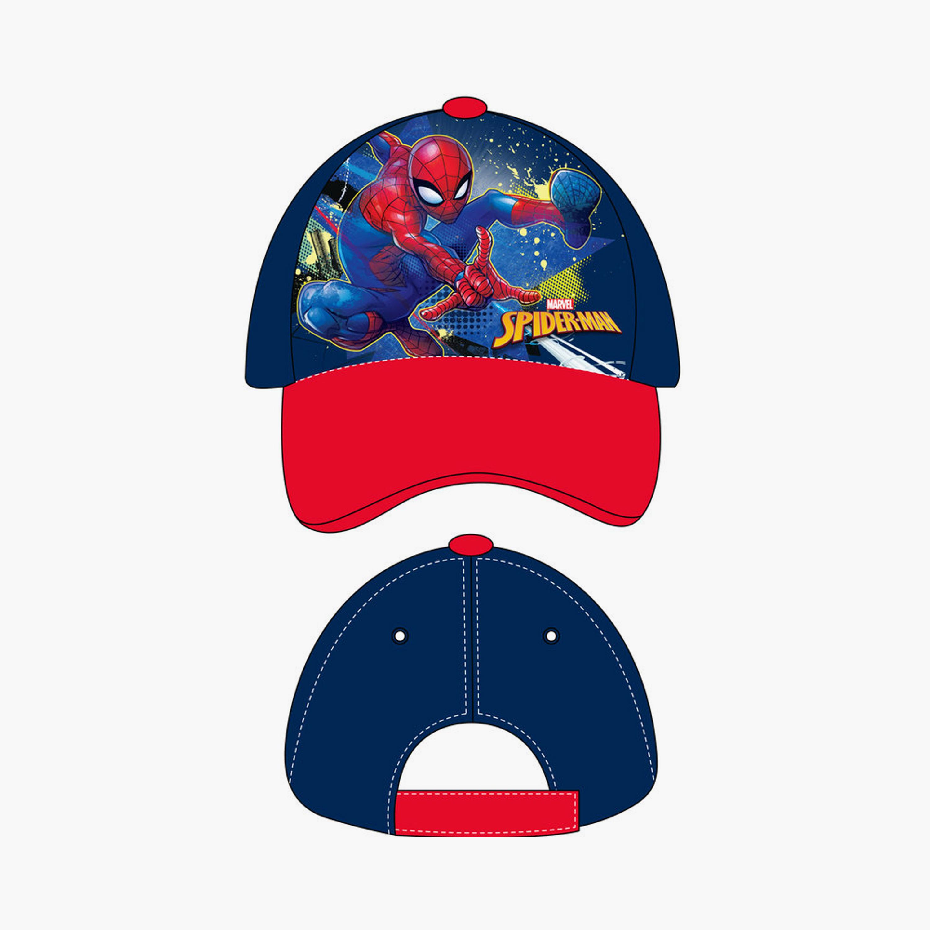 Spiderman Printed Casual Cap-boys-accessories-caps-image-1