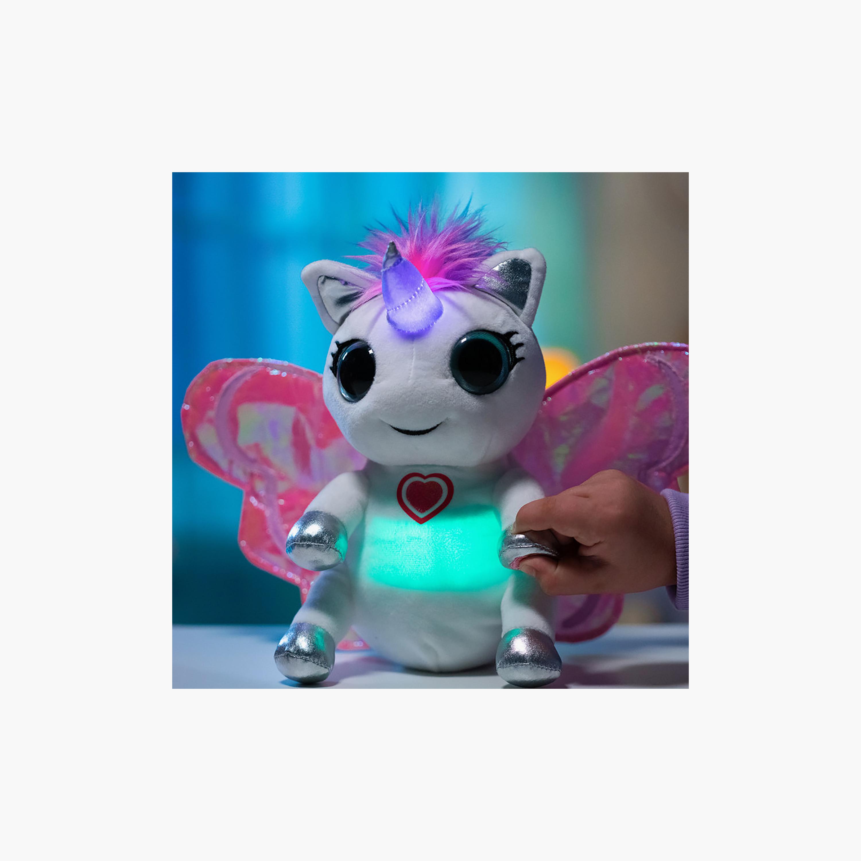 لعبة جلوايز ماجيك تاتش القطيفة الناعمة مع الضوء والصوت - وحيد القرن-toys-plushsofttoys-animals-image-3