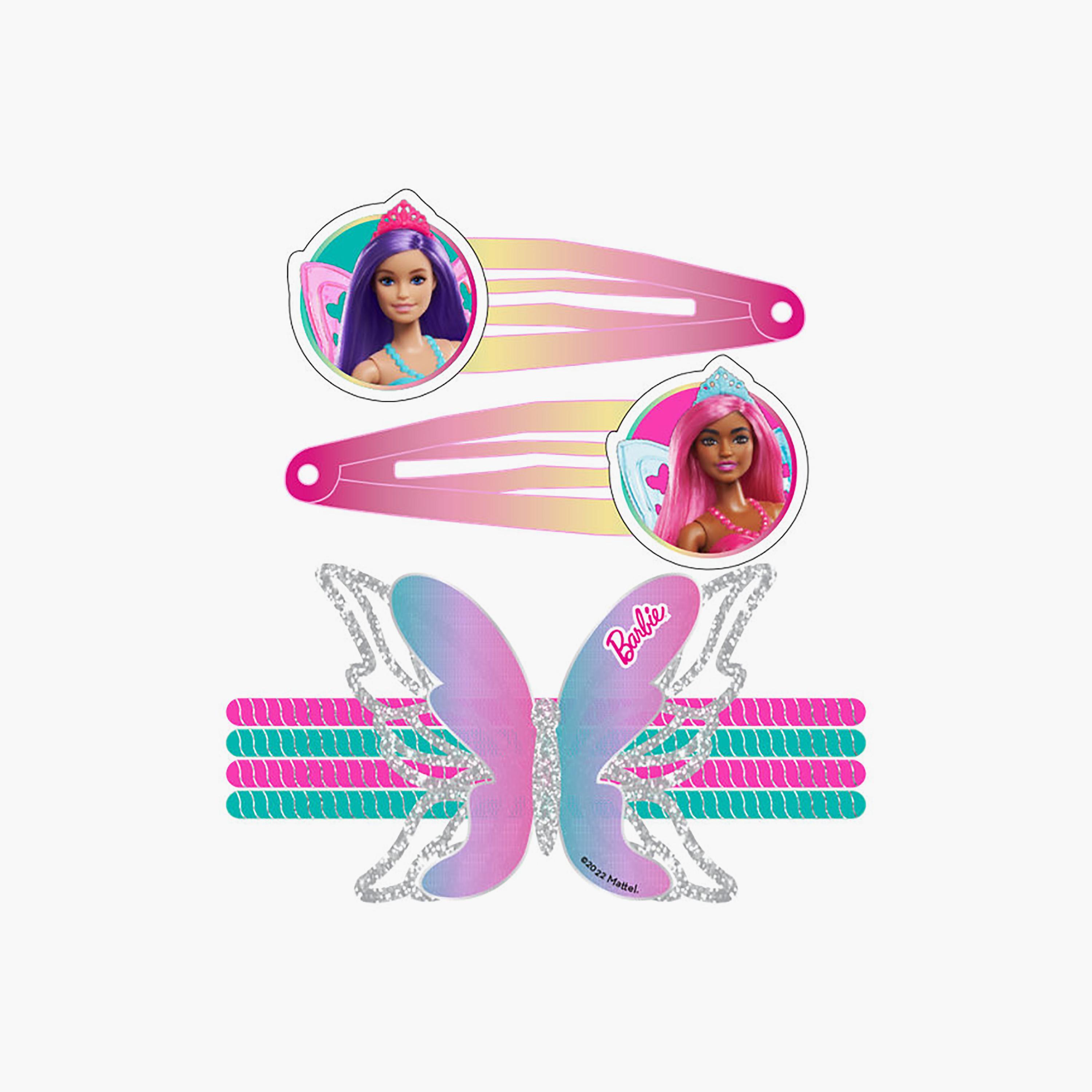 Barbie 6-Piece Bow & Hair Clips-baby-girls-accessories-hairaccessories-image-1