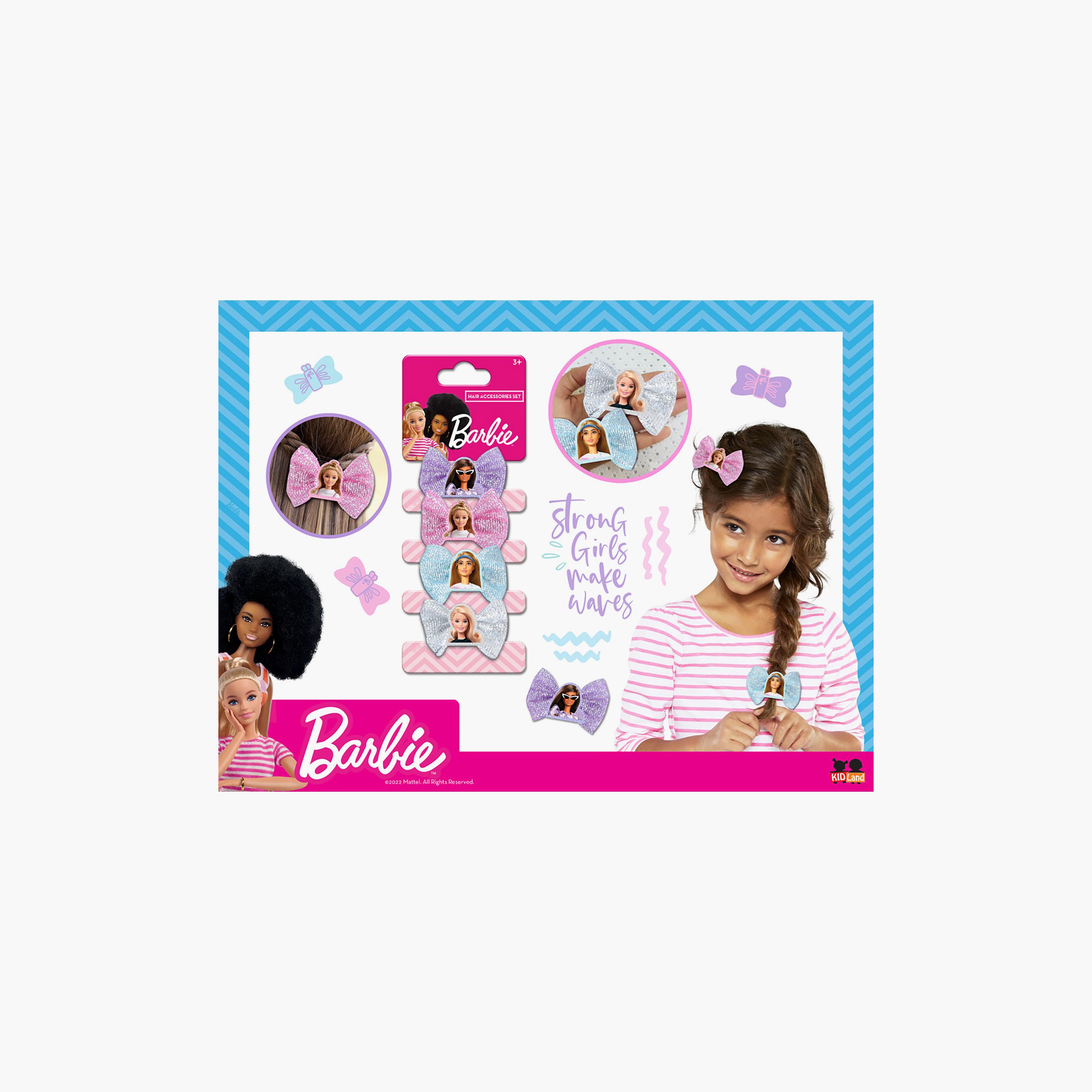 Barbie 4-Piece Bow Clips-baby-girls-accessories-hairaccessories-image-3