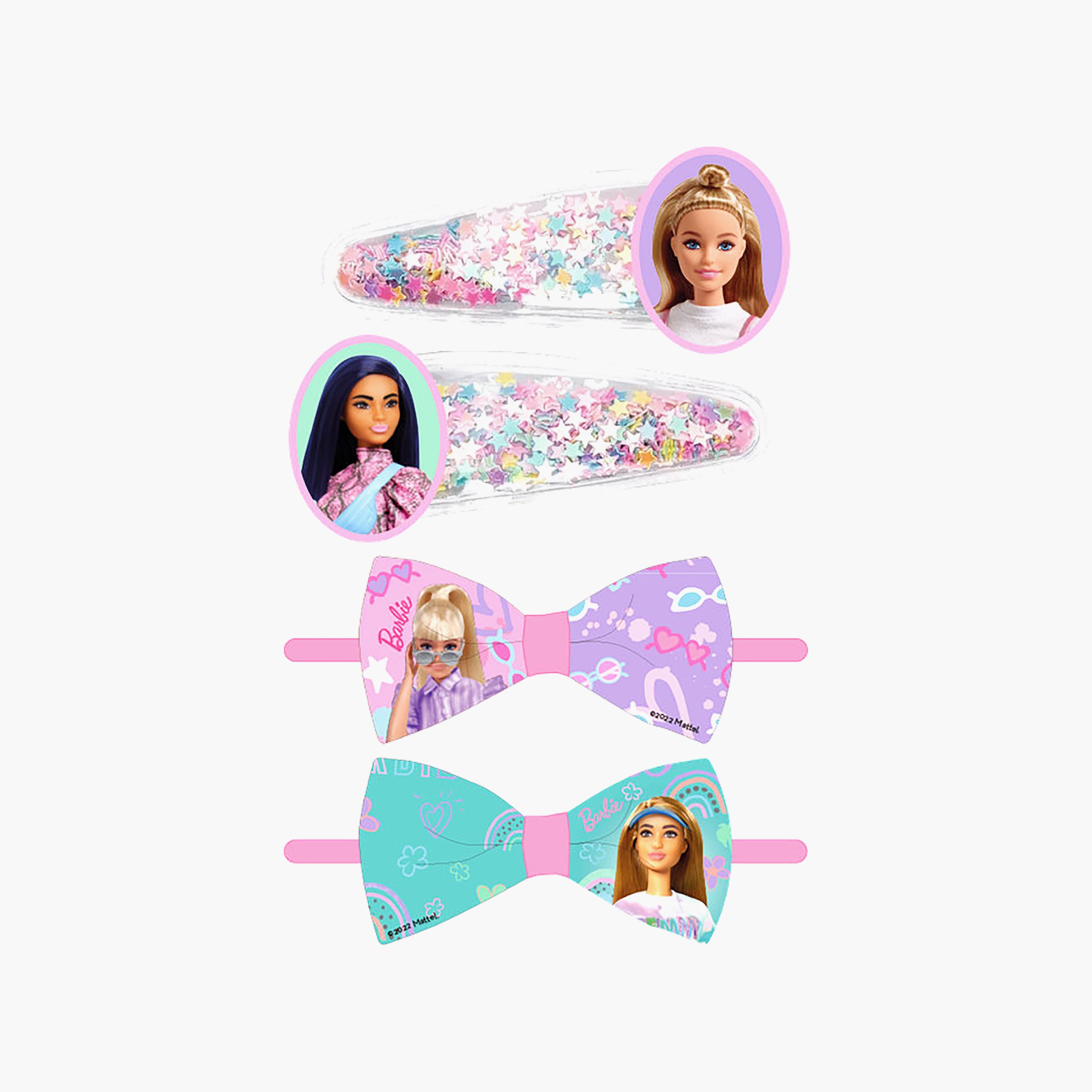 Barbie 4-Piece Bow & Hair Clip Set-baby-girls-accessories-hairaccessories-image-1