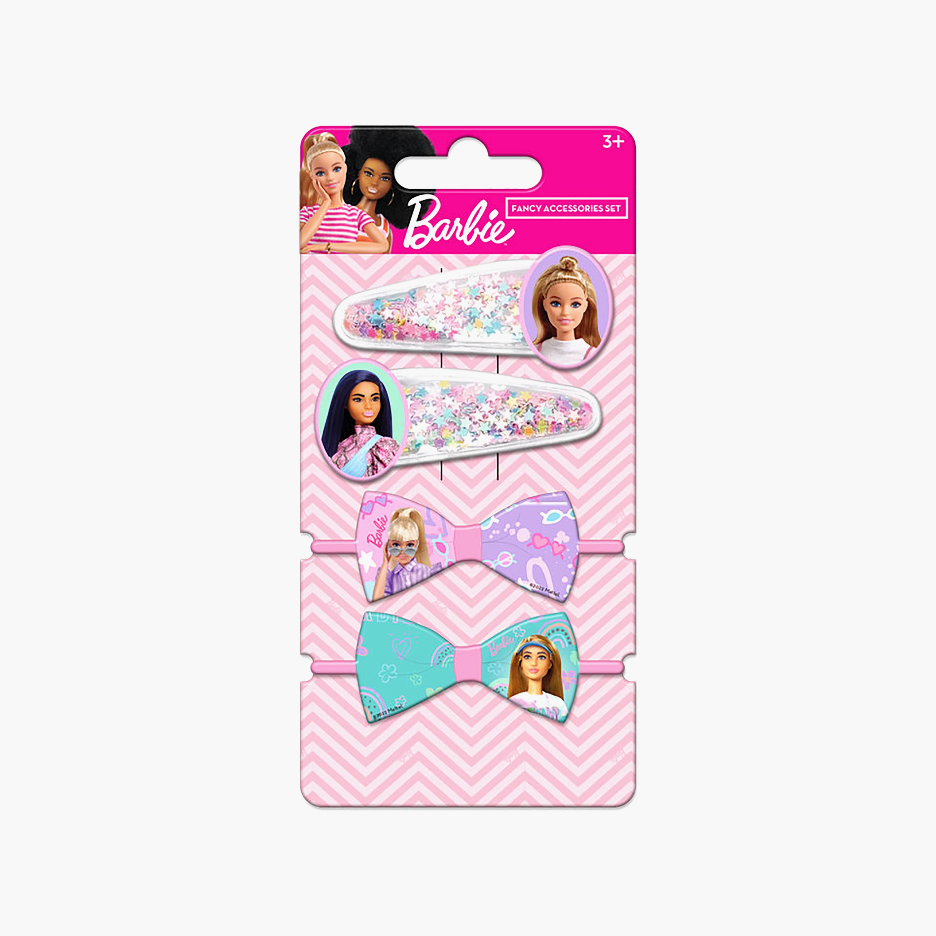 Barbie 4-Piece Bow & Hair Clip Set-baby-girls-accessories-hairaccessories-image-2