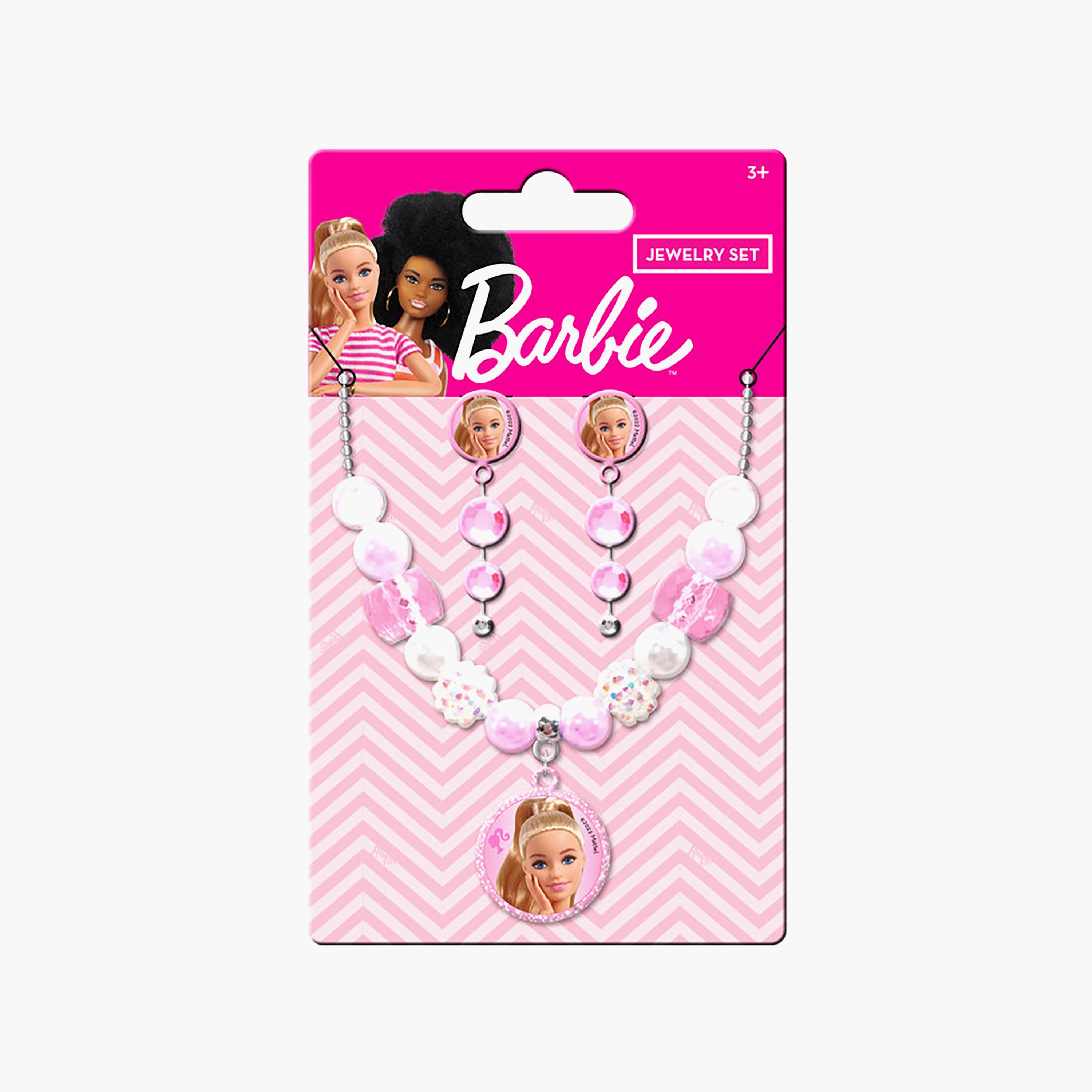 Barbie Necklace & Earrings Set-girls-accessories-jewellery-image-2