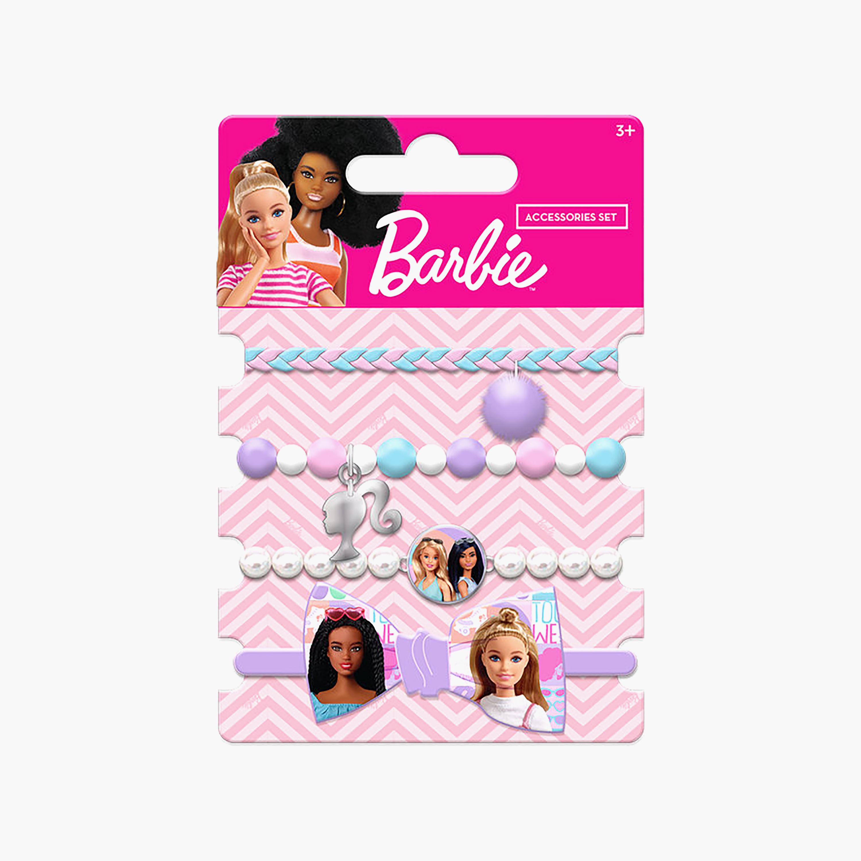 Barbie 4-Piece Hair Accessories Set-baby-girls-accessories-hairaccessories-image-2