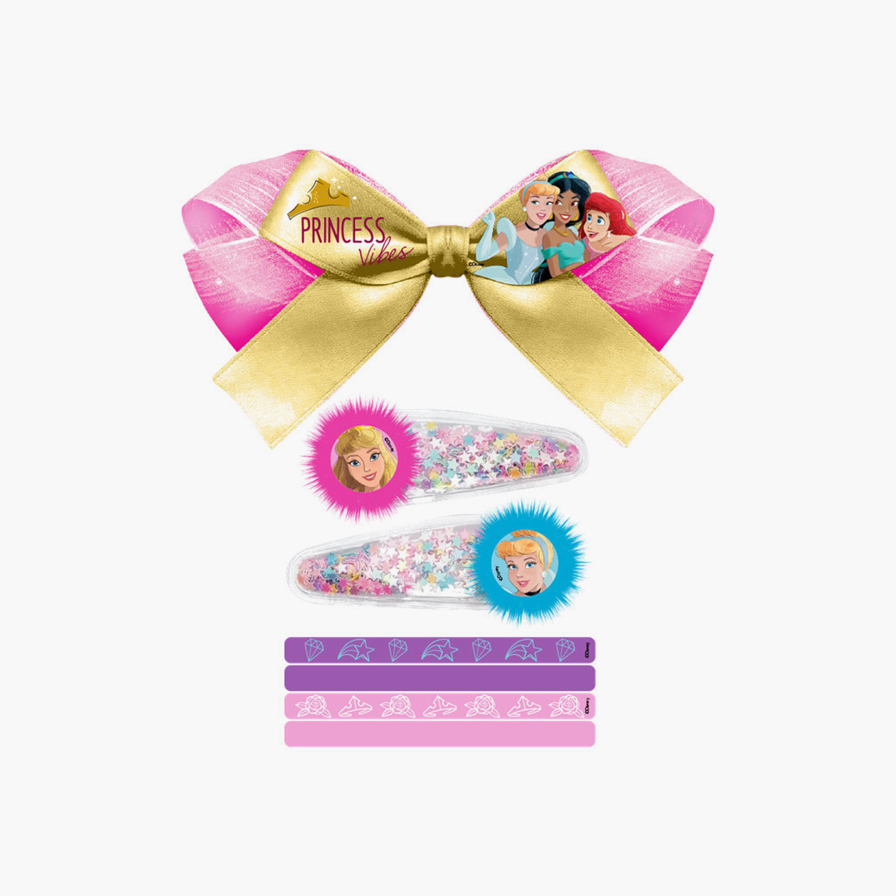 Princess 7-Piece Bow, Hair Clips & Hairbands-girls-accessories-hairaccessories-image-1