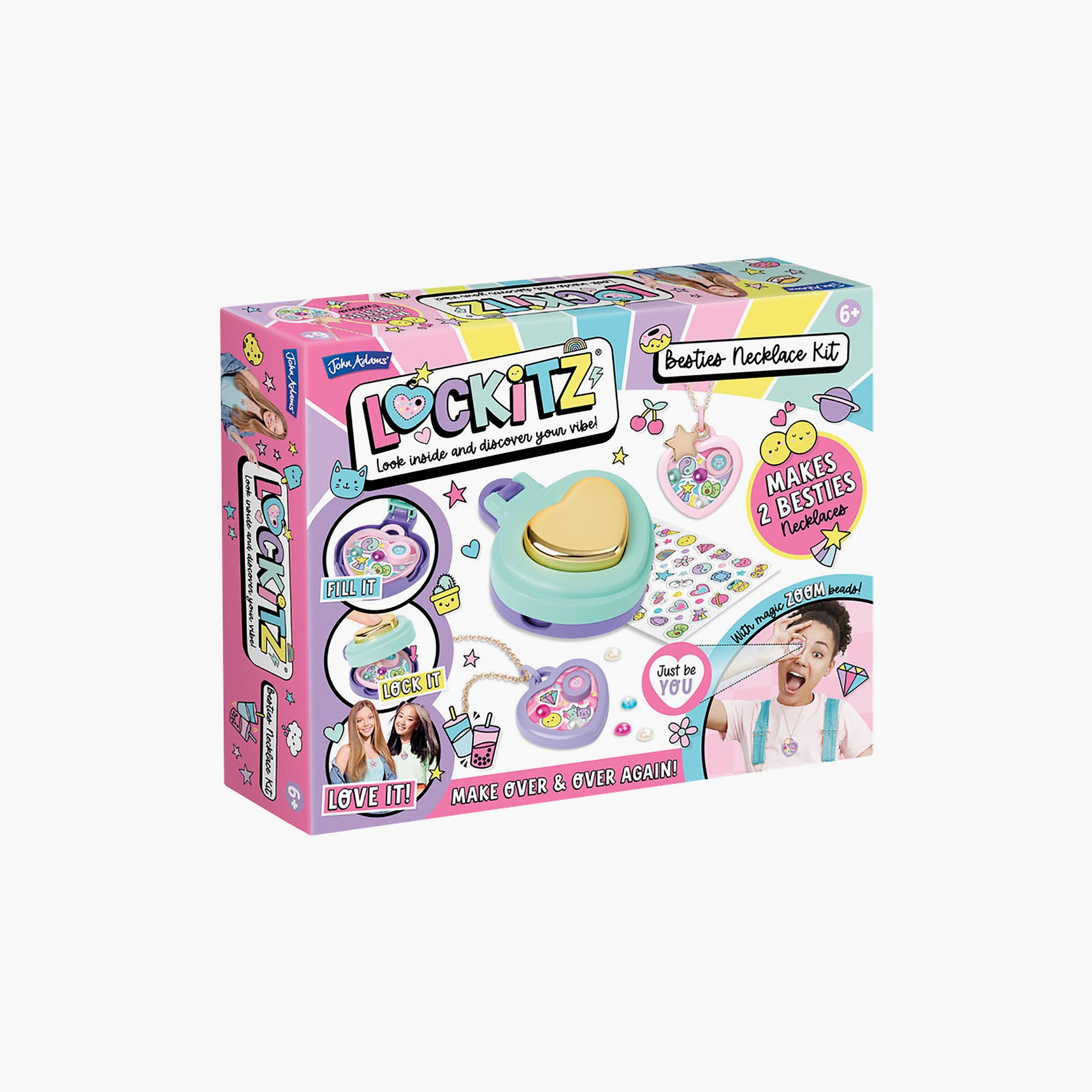 Lockitz Jewellery Making Kit - Besties Necklace-school-artsandcrafts-image-3