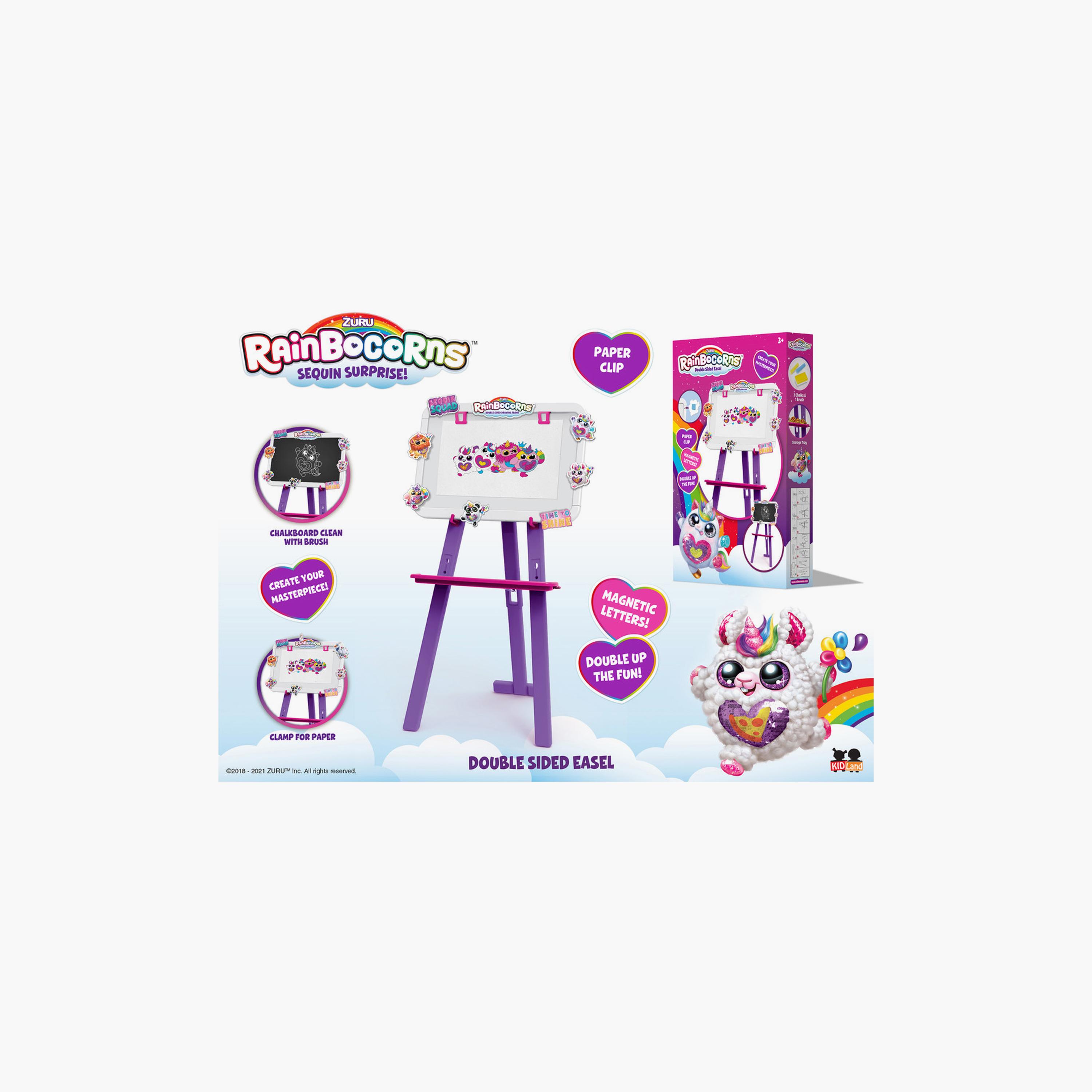Rainbocorns Double Sided Board Easel with Magnetic Letters & Stationary Set-school-artsandcrafts-image-3