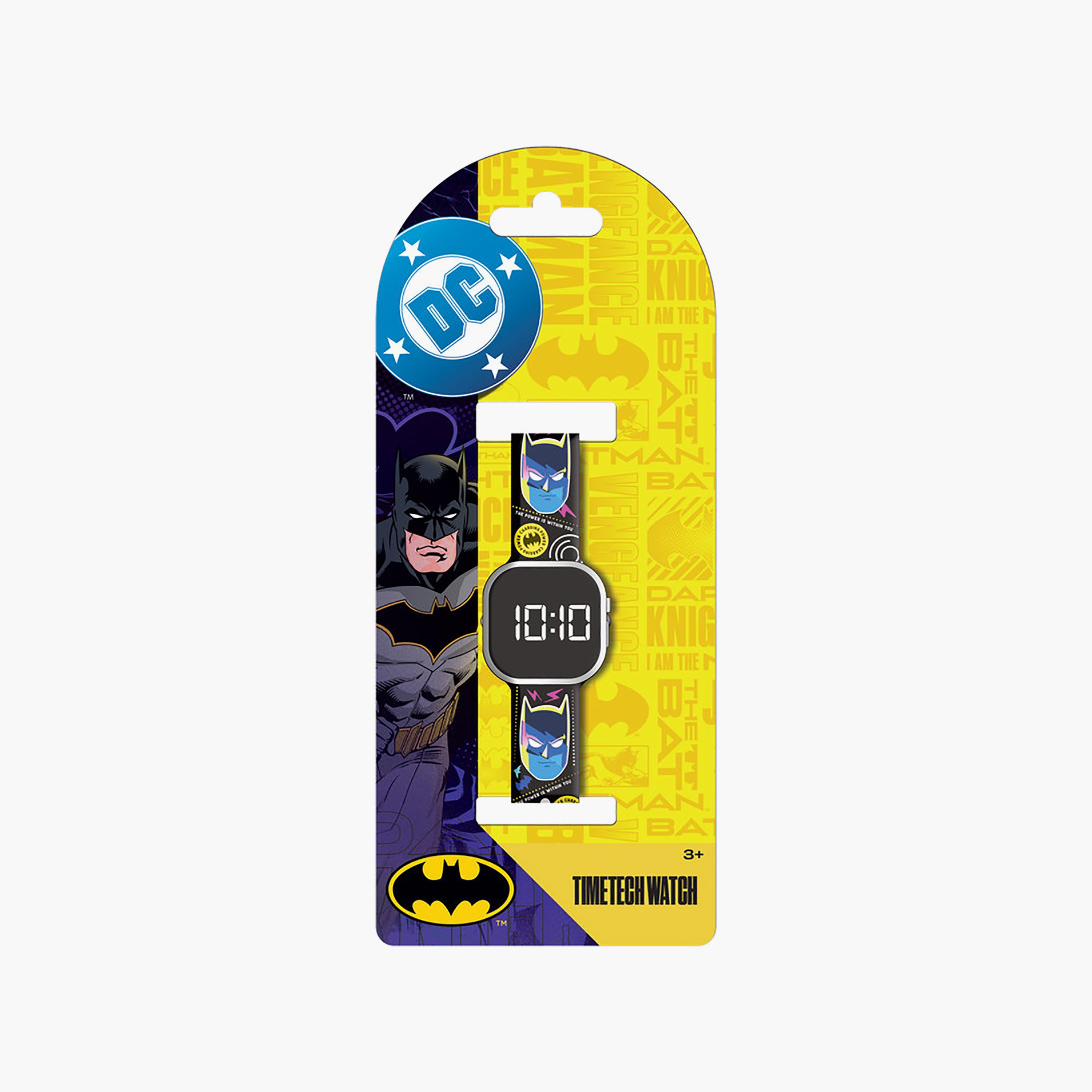 ساعة رقمية تايم تك بتصميم دي سي باتمان-boys-accessories-watches-image-2