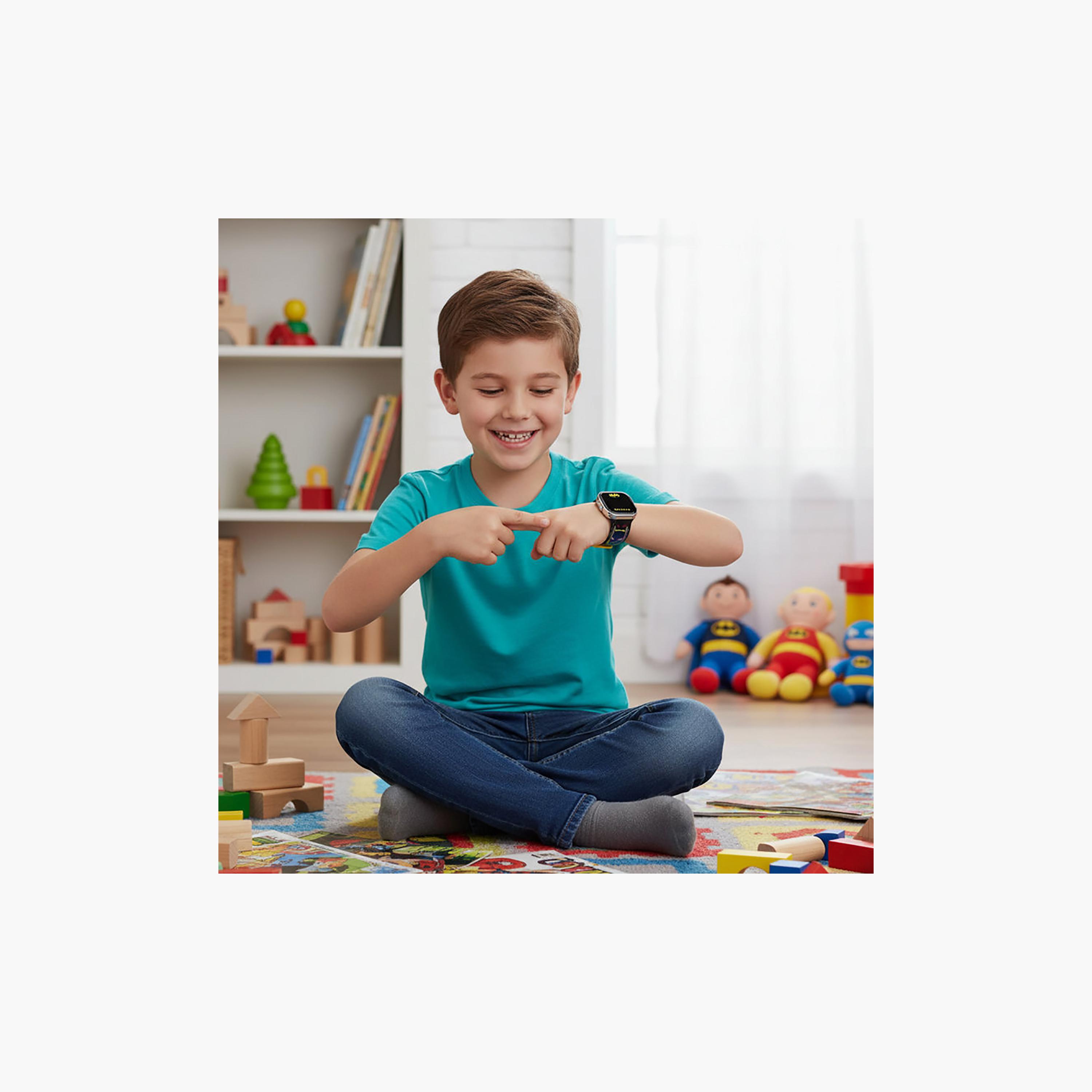 ساعة رقمية تايم تك بتصميم دي سي باتمان-boys-accessories-watches-image-3
