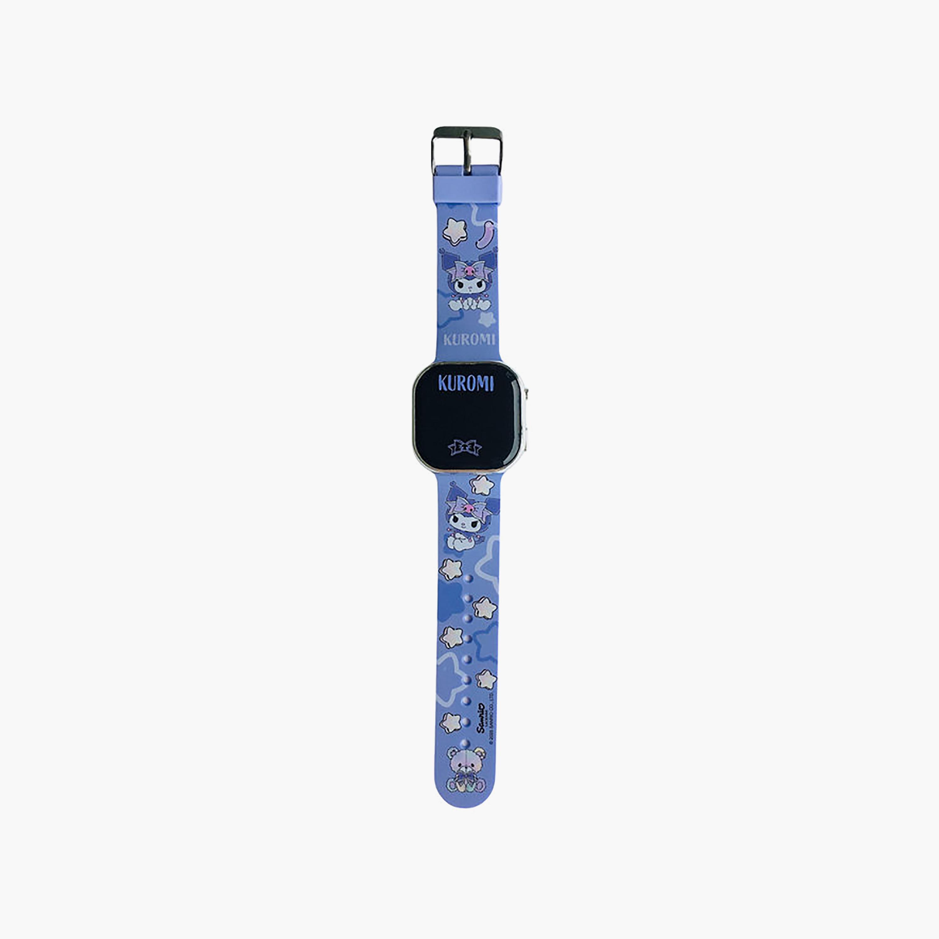 Kuromi Sanrio Digital Timetech Watch-girls-accessories-watches-image-1