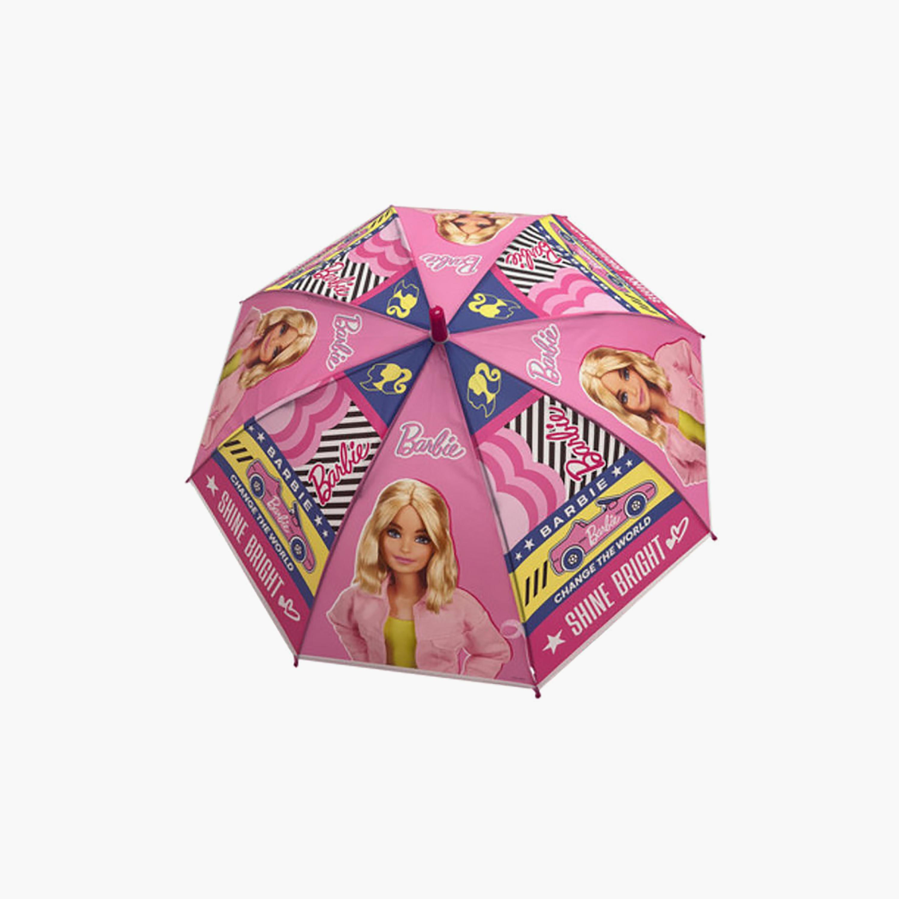 Barbie Child-Friendly Printed Umbrella-baby-gear-travelaccessories-image-3