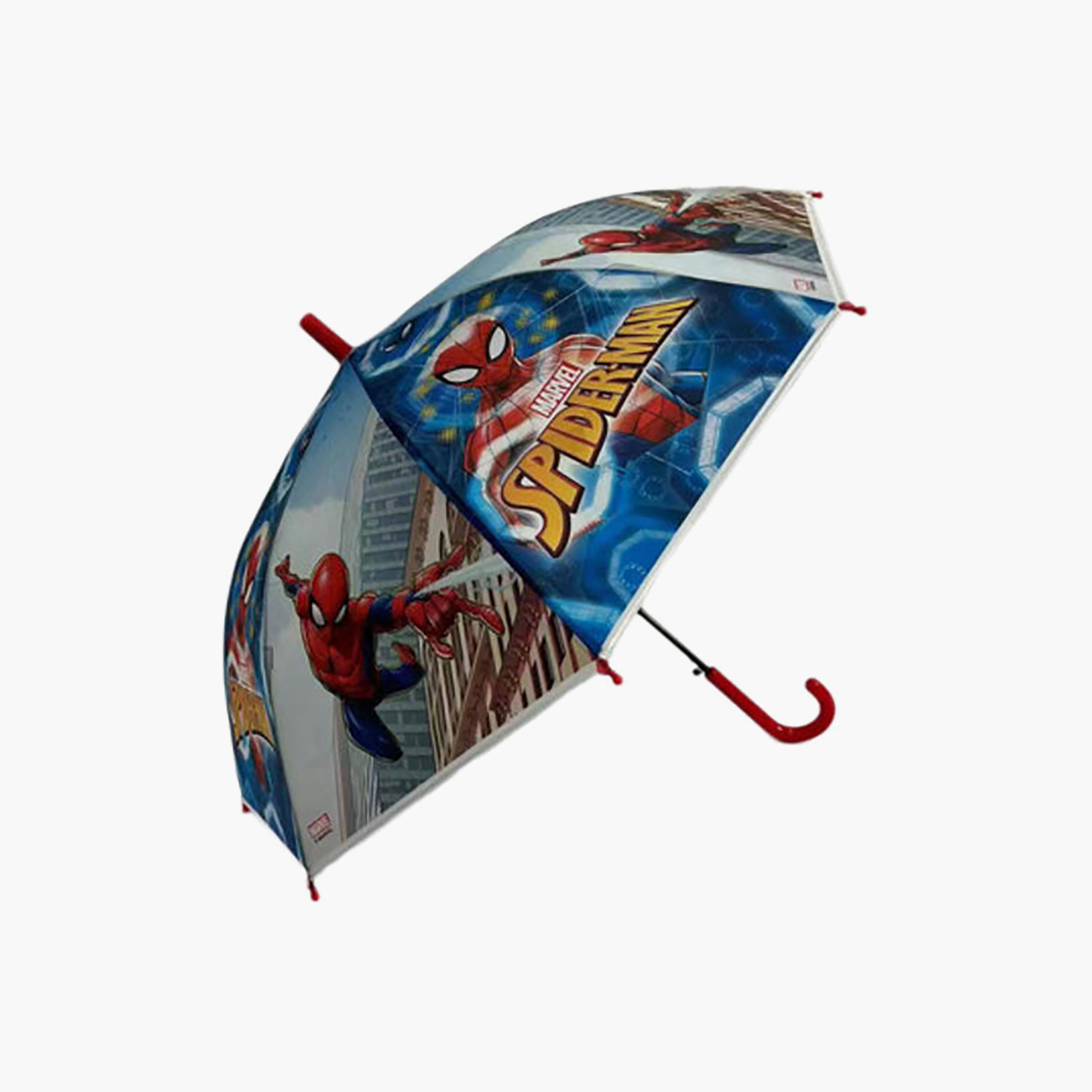 Spiderman Printed Umbrella-baby-gear-travelaccessories-image-1