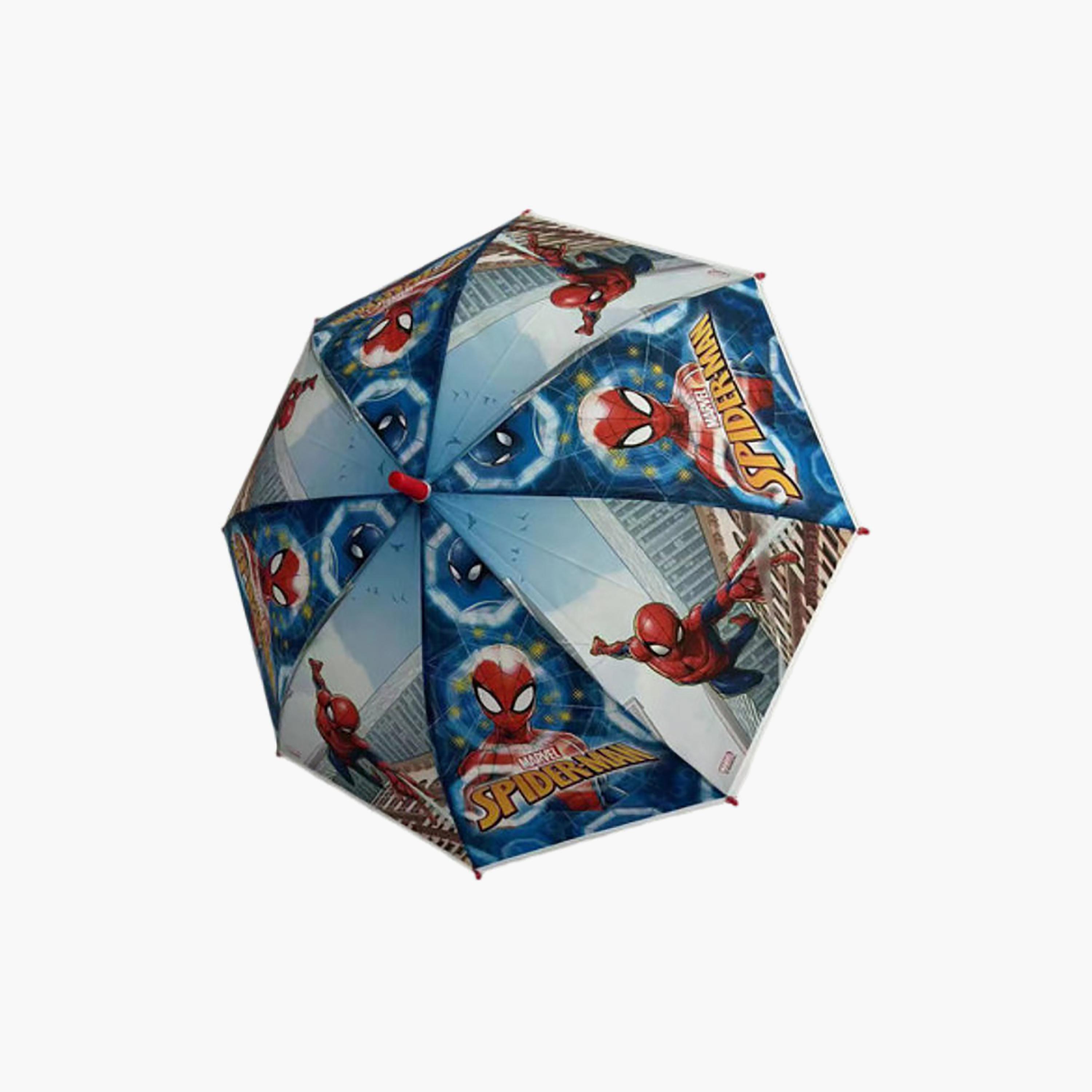 Spiderman Printed Umbrella-baby-gear-travelaccessories-image-3