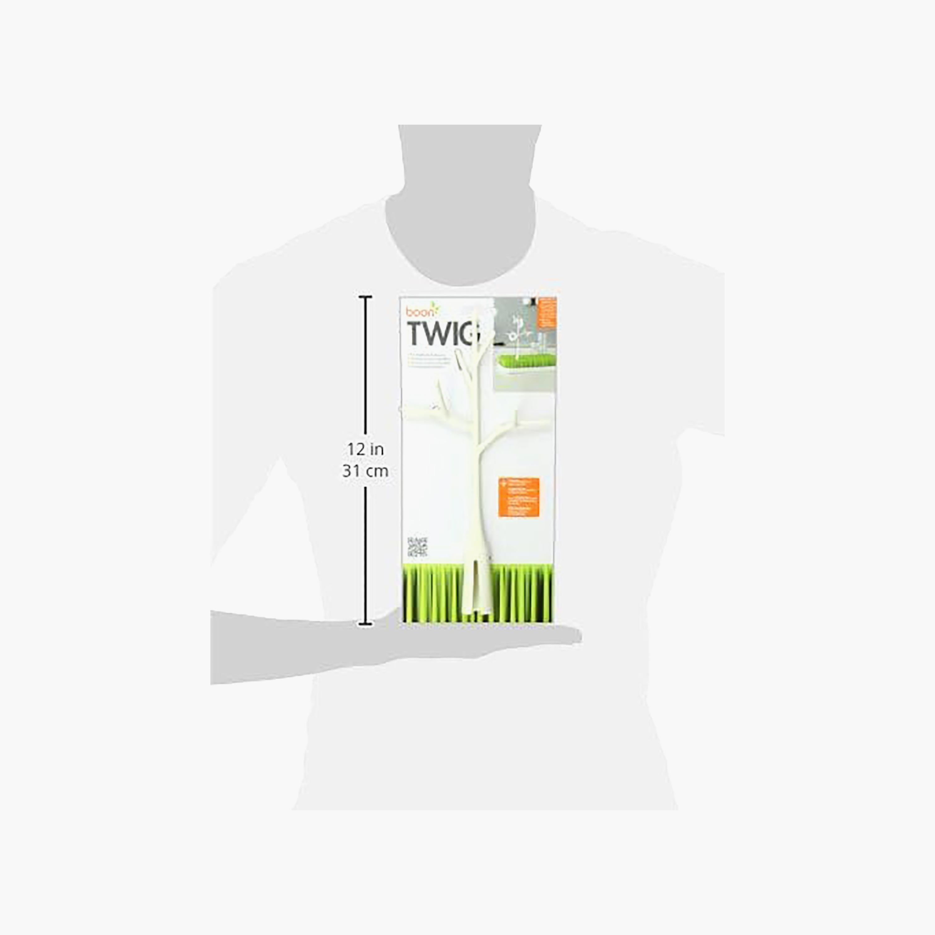 Boon Twig Grass and Lawn Drying Rack Accessory - White-baby-feeding-accessories-image-3