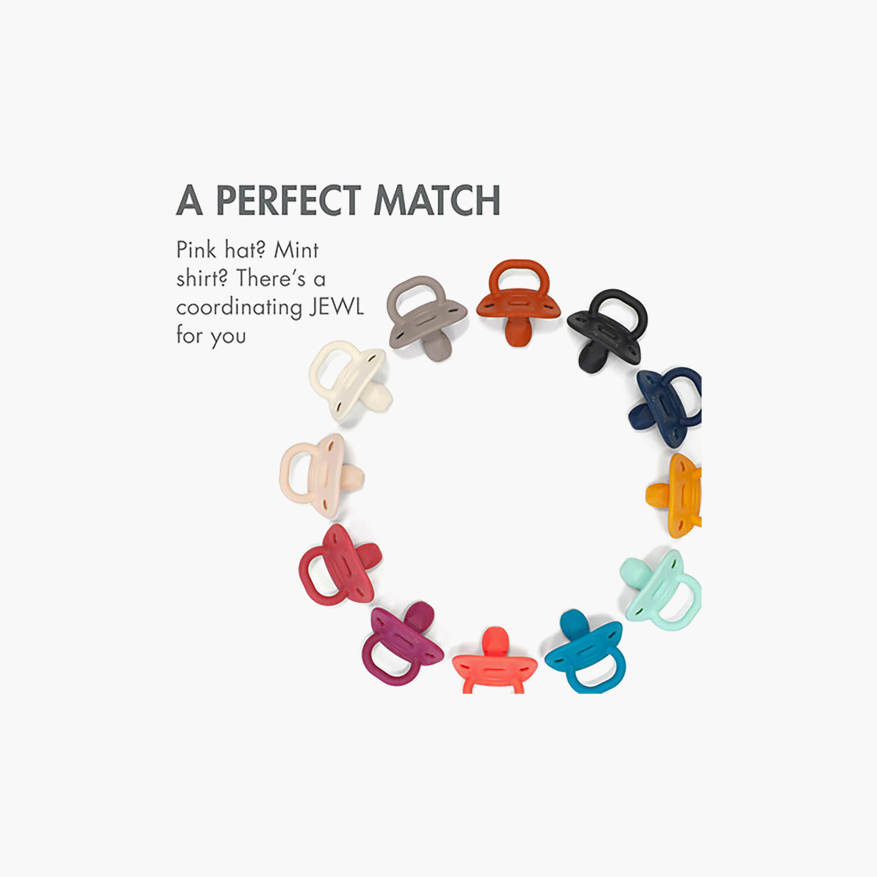 Boon 4-Piece Jewl Silicone Orthodontic Pacifier - Neutral-baby-feeding-pacifiers-image-25
