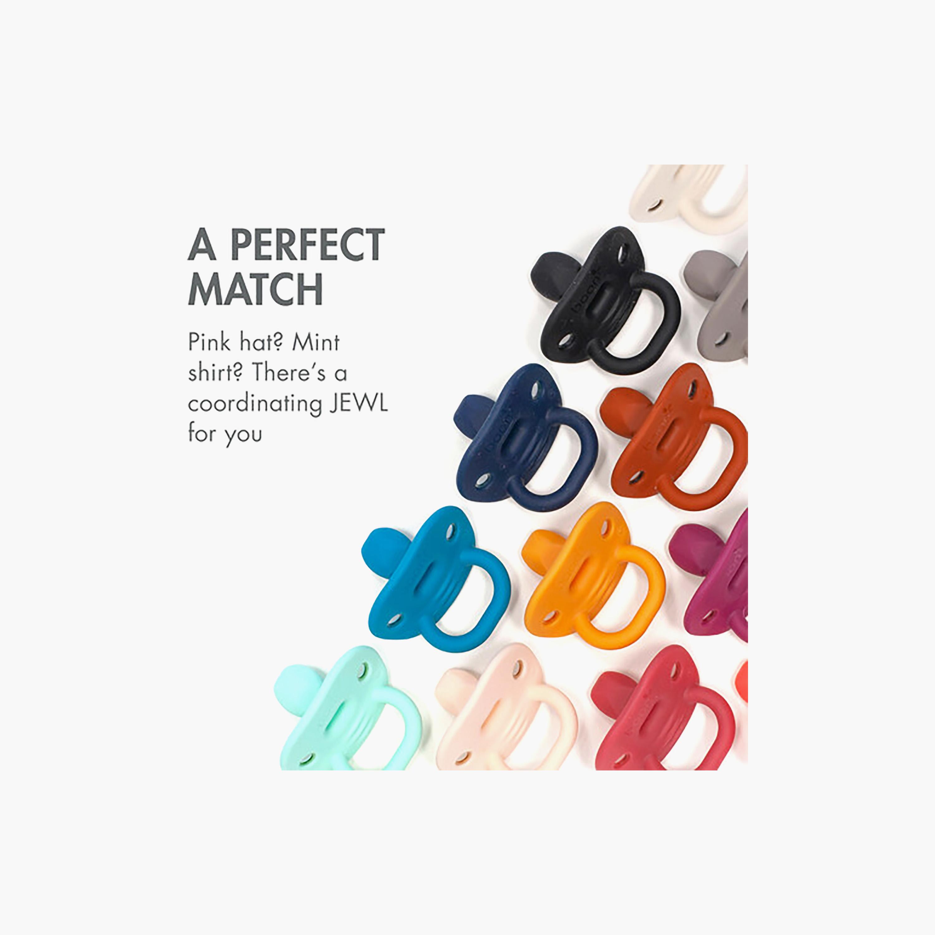 Boon 4-Piece Jewl Silicone Orthodontic Pacifier - Neutral-baby-feeding-pacifiers-image-26