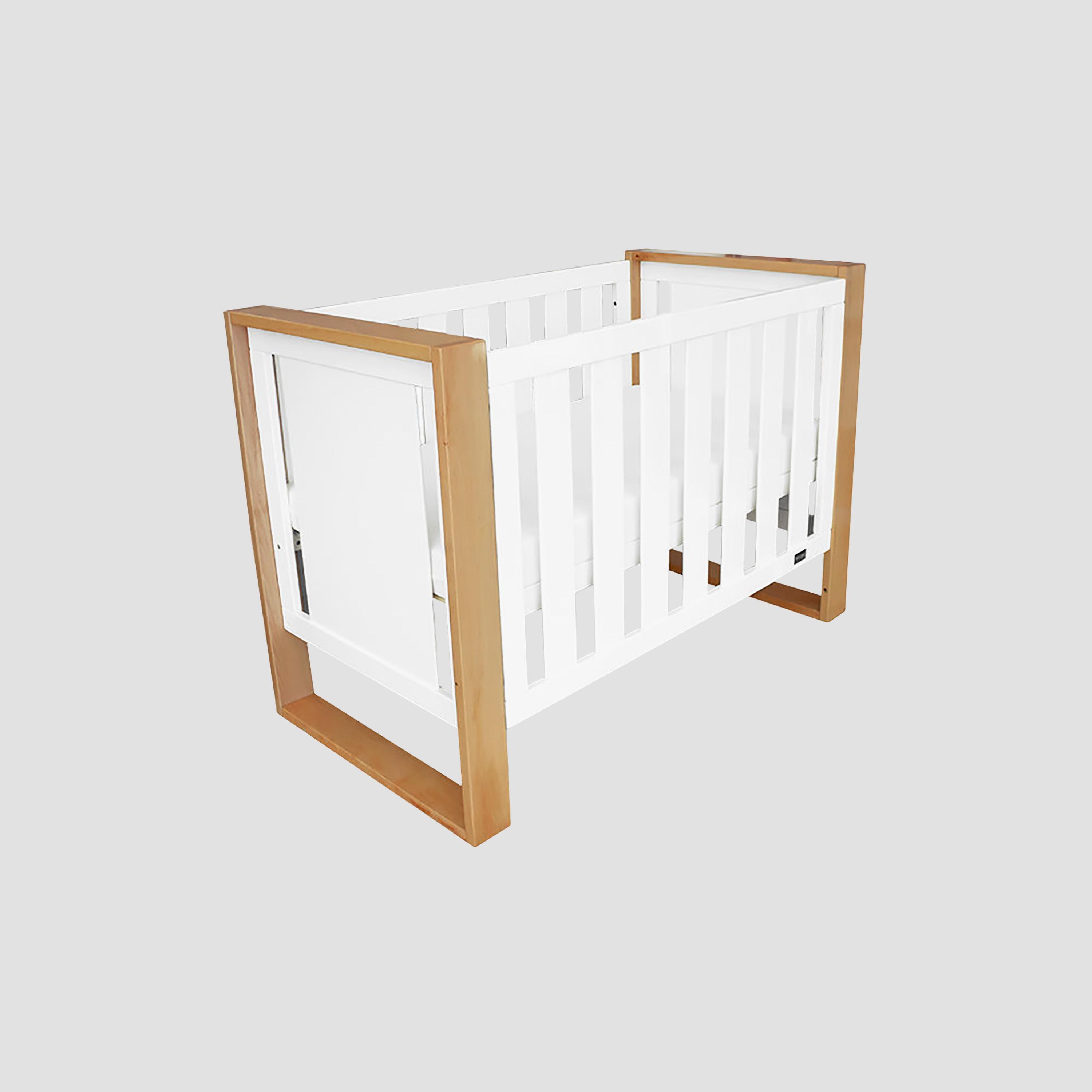 Babyhood Kaylula Mila Cubby House Inspired 5-in-1 Convertible Cot - Natural/White-baby-nursery-furniture-cribsandbeds-babycribs-image-3