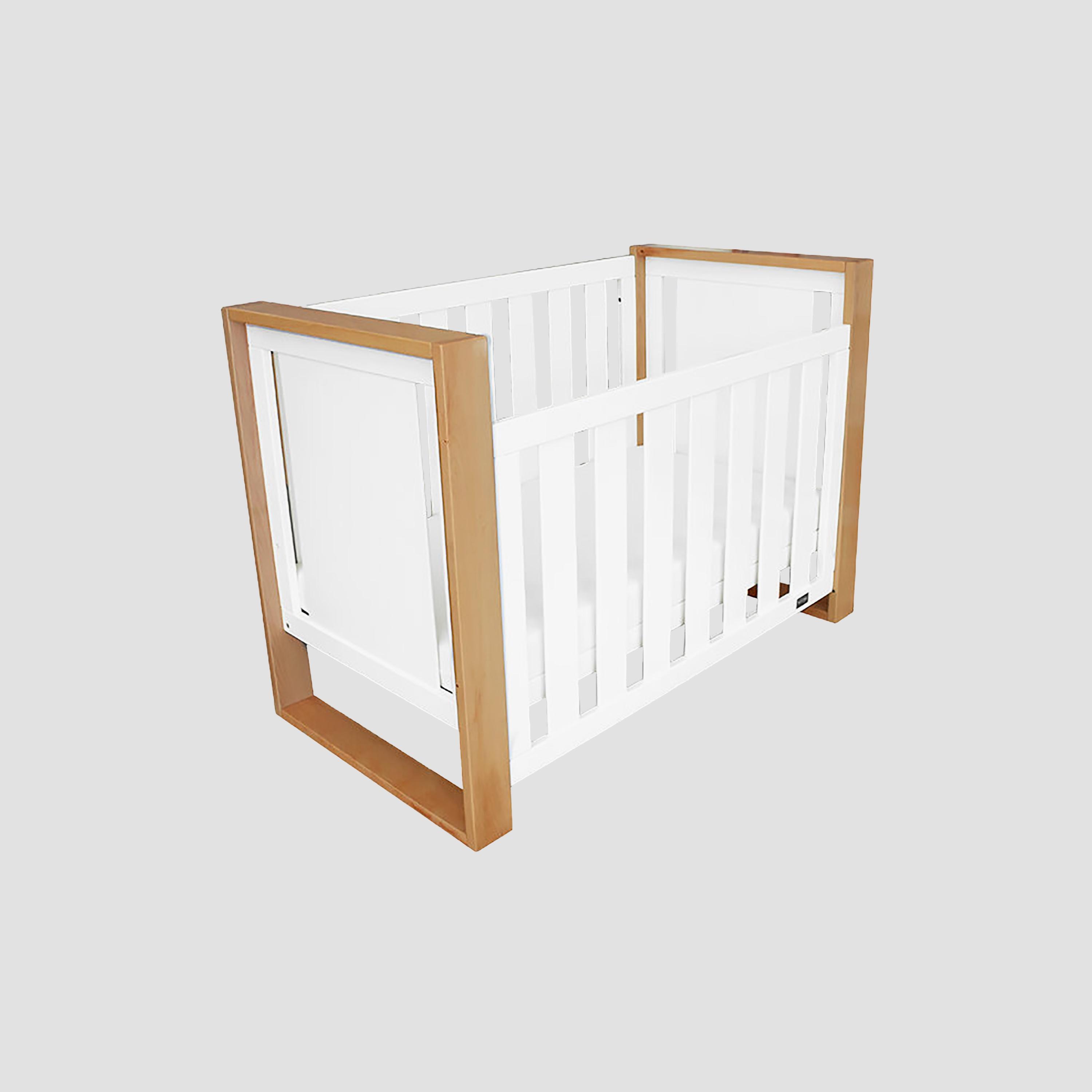 Babyhood Kaylula Mila Cubby House Inspired 5-in-1 Convertible Cot - Natural/White-baby-nursery-furniture-cribsandbeds-babycribs-image-4