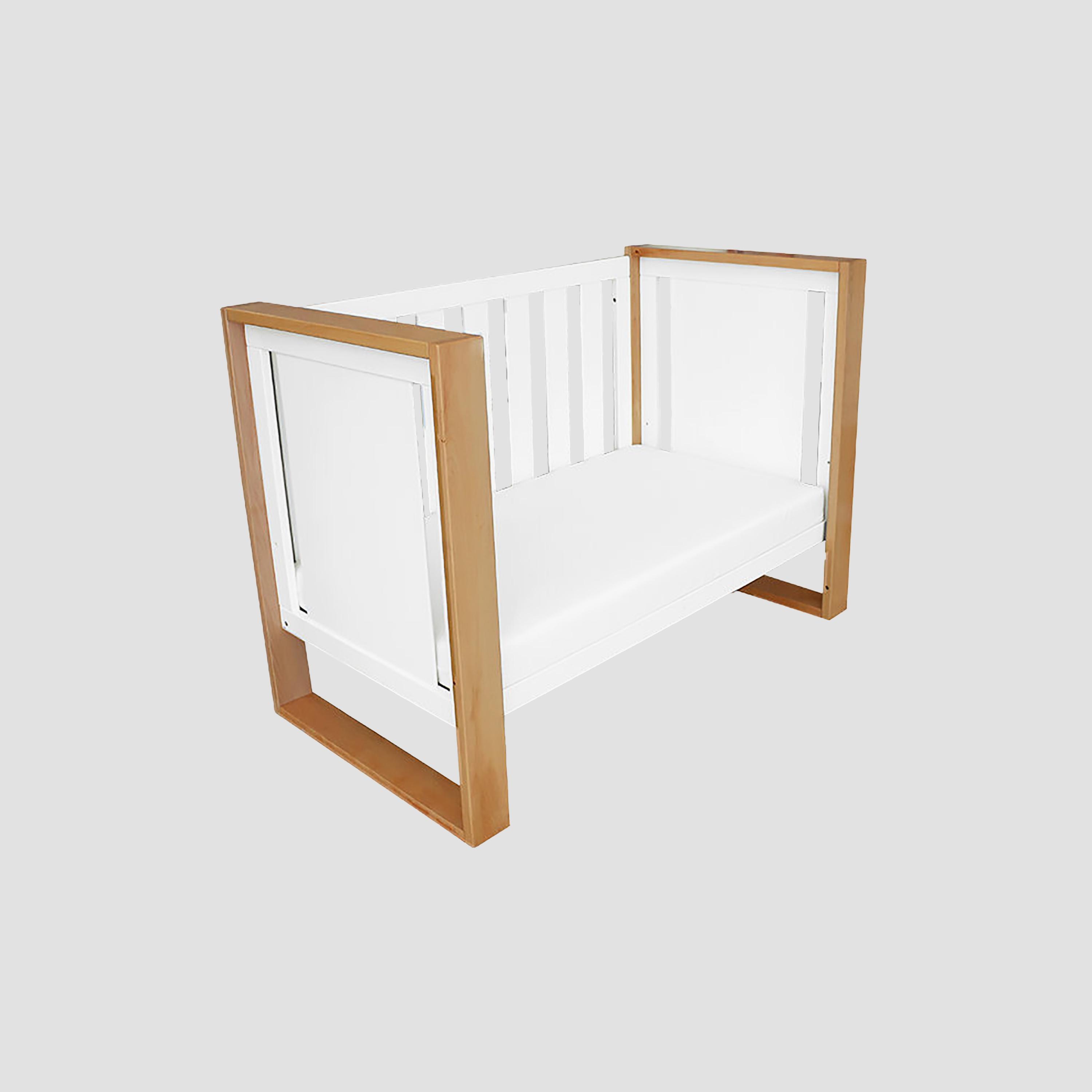 Babyhood Kaylula Mila Cubby House Inspired 5-in-1 Convertible Cot - Natural/White-baby-nursery-furniture-cribsandbeds-babycribs-image-6