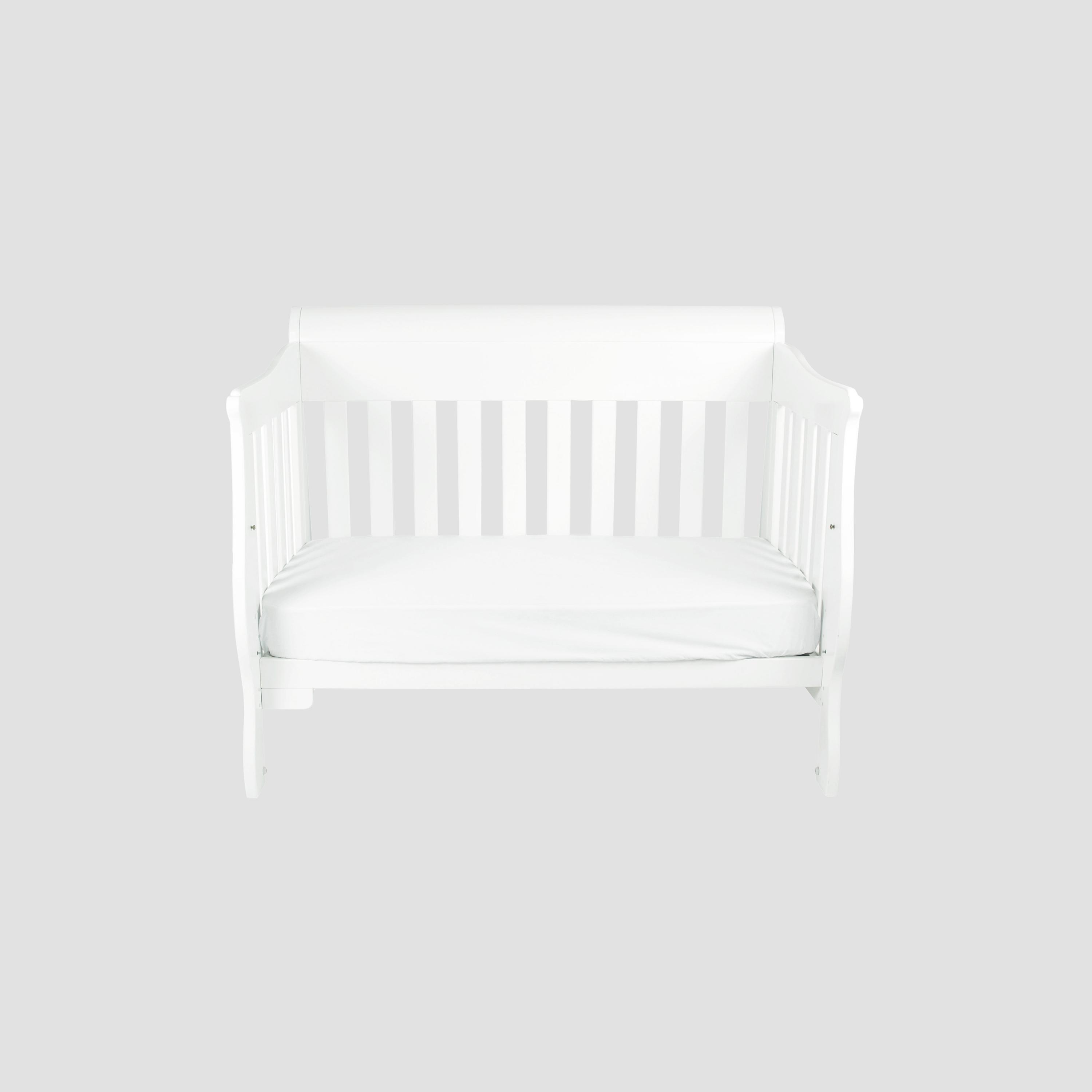 سرير أطفال قابل للتحويل 5 في 1 فخم سلي - أبيض من أماني-baby-nursery-furniture-cribsandbeds-babycribs-image-3
