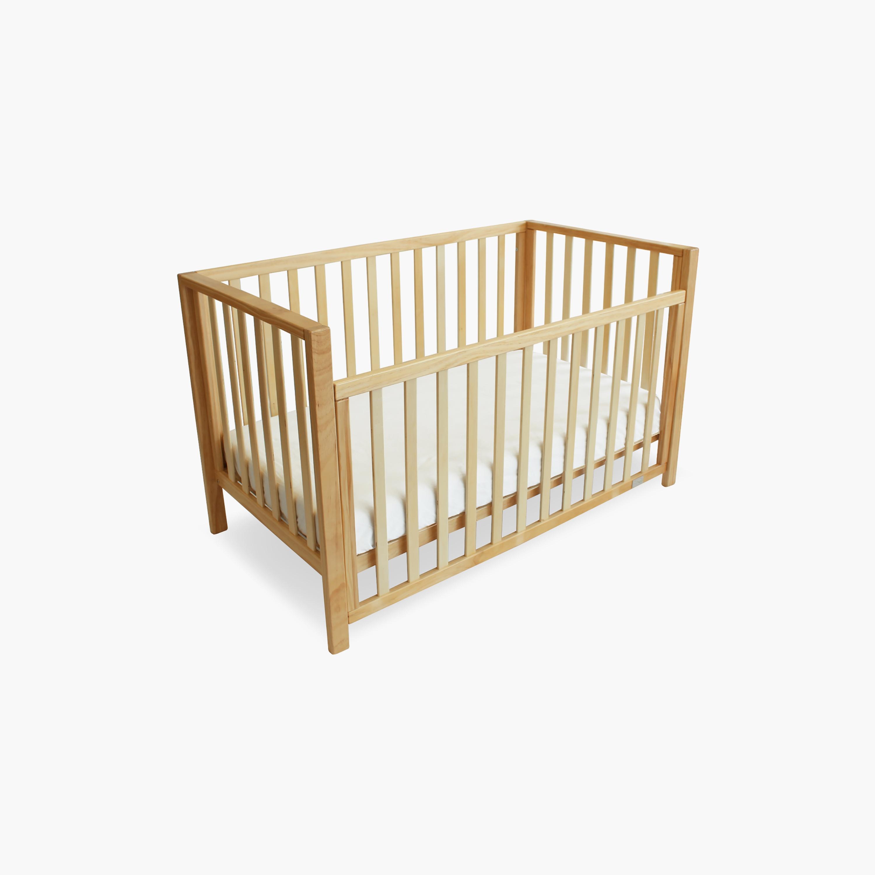Buy Babyhood Lulu Compact 5-in-1 Convertible Cot - Beech Online ...