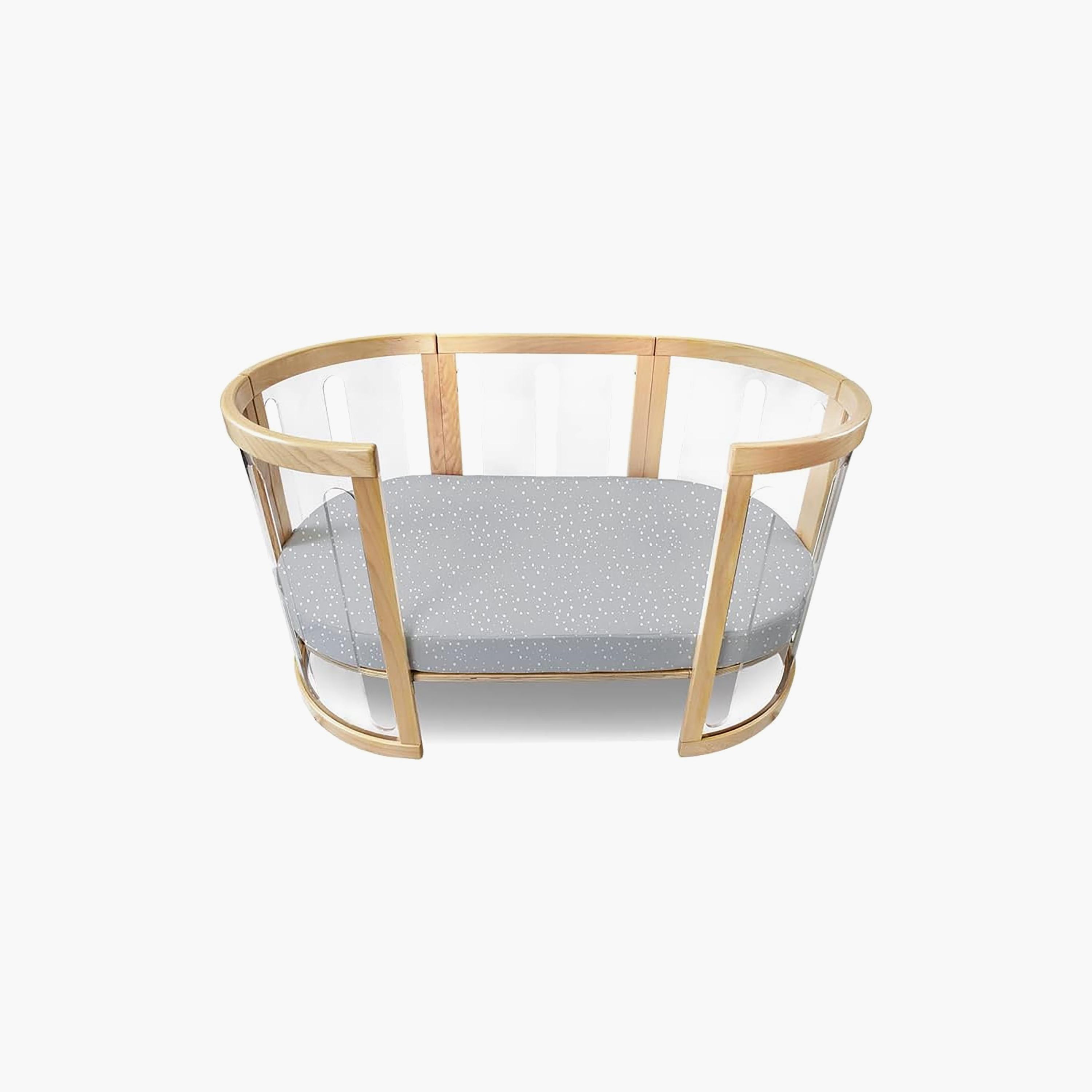 Babyhood Amani Oval Fitted Sheet - Drops-baby-nursery-babybedding-image-3