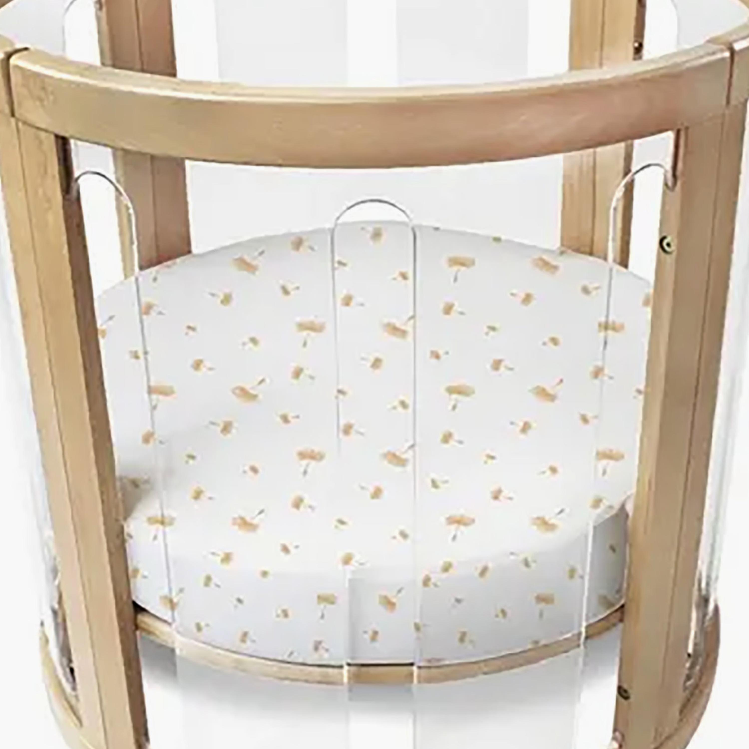 Babyhood Amani Bebe Jersey Cotton Standard Fitted Sheet - Dandelion-baby-nursery-babybedding-image-3
