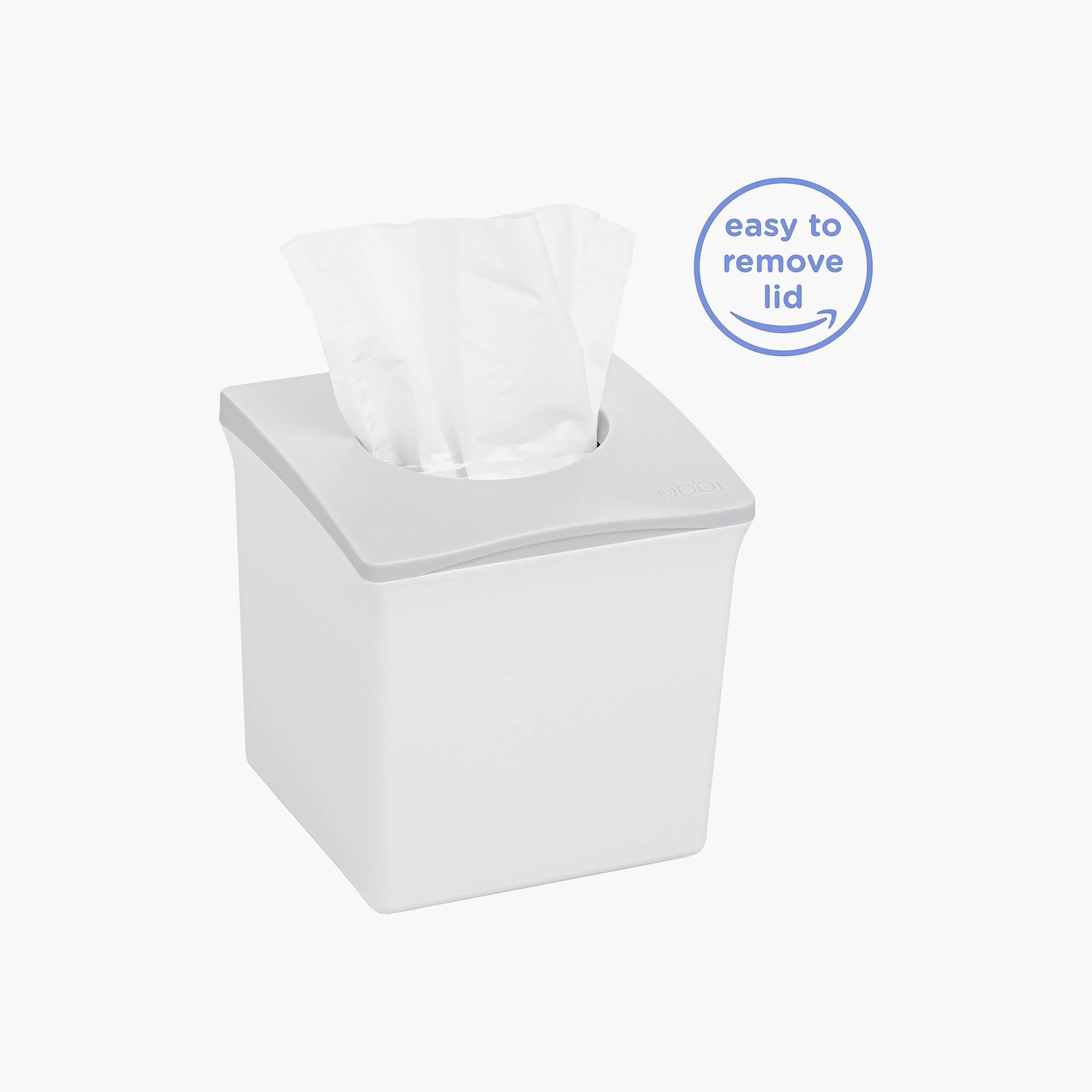 Ubbi Tissue Box Holder - Grey-baby-nursery-roomdecor-image-2