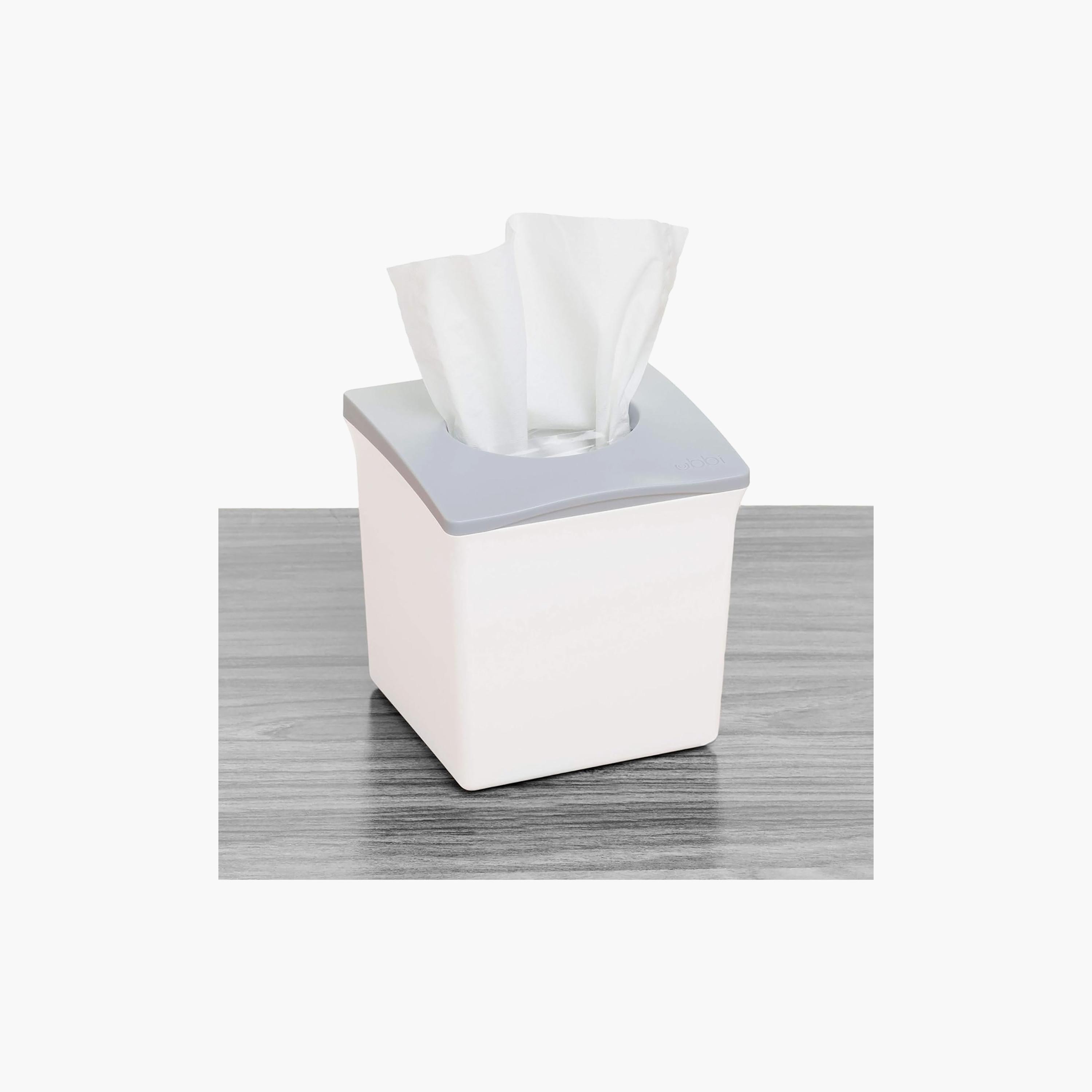 Ubbi Tissue Box Holder - Grey-baby-nursery-roomdecor-image-6