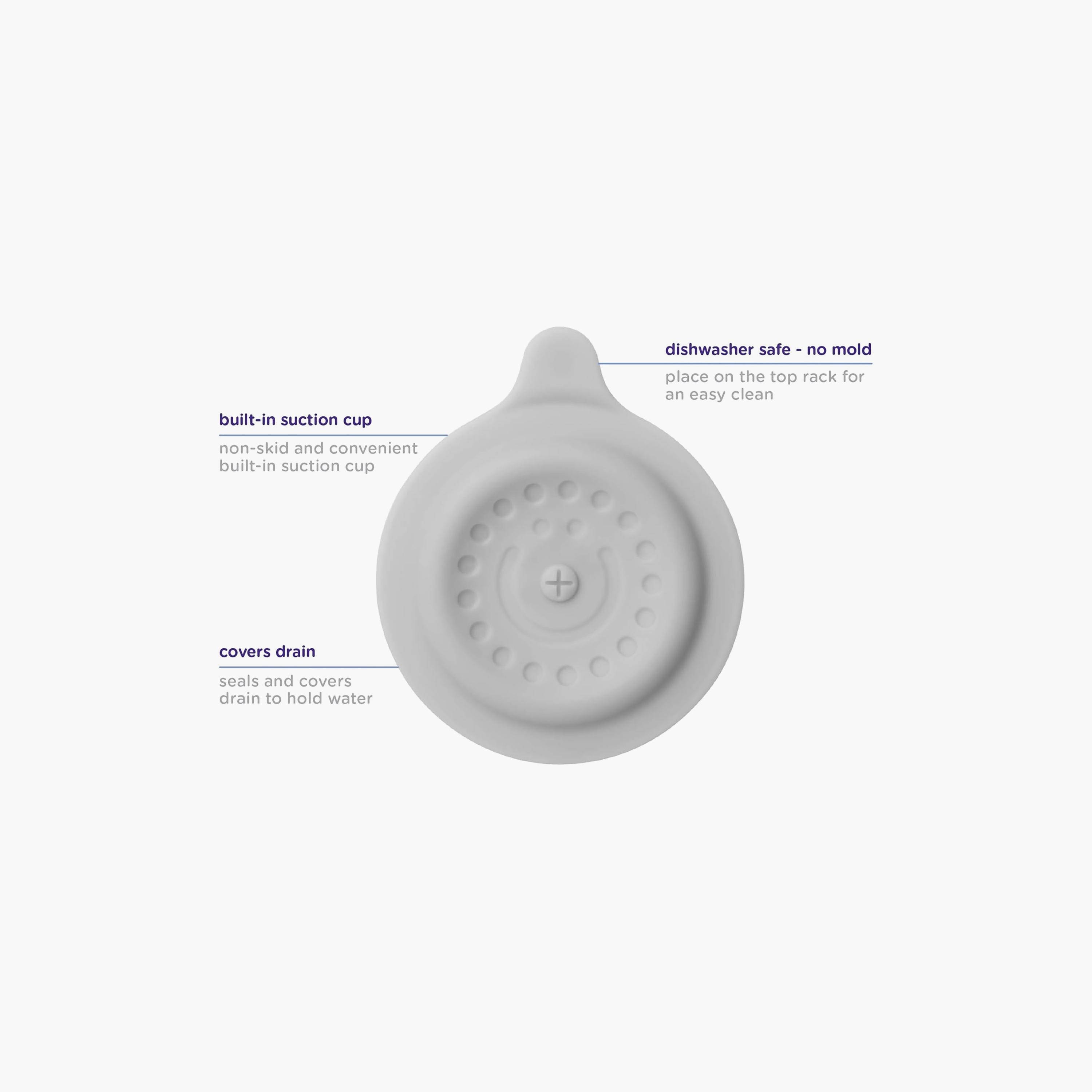 سدادة تصريف خالية من BPA - رمادي من أوبي-beautyandpersonalcare-babycare-bathaccessories-image-3
