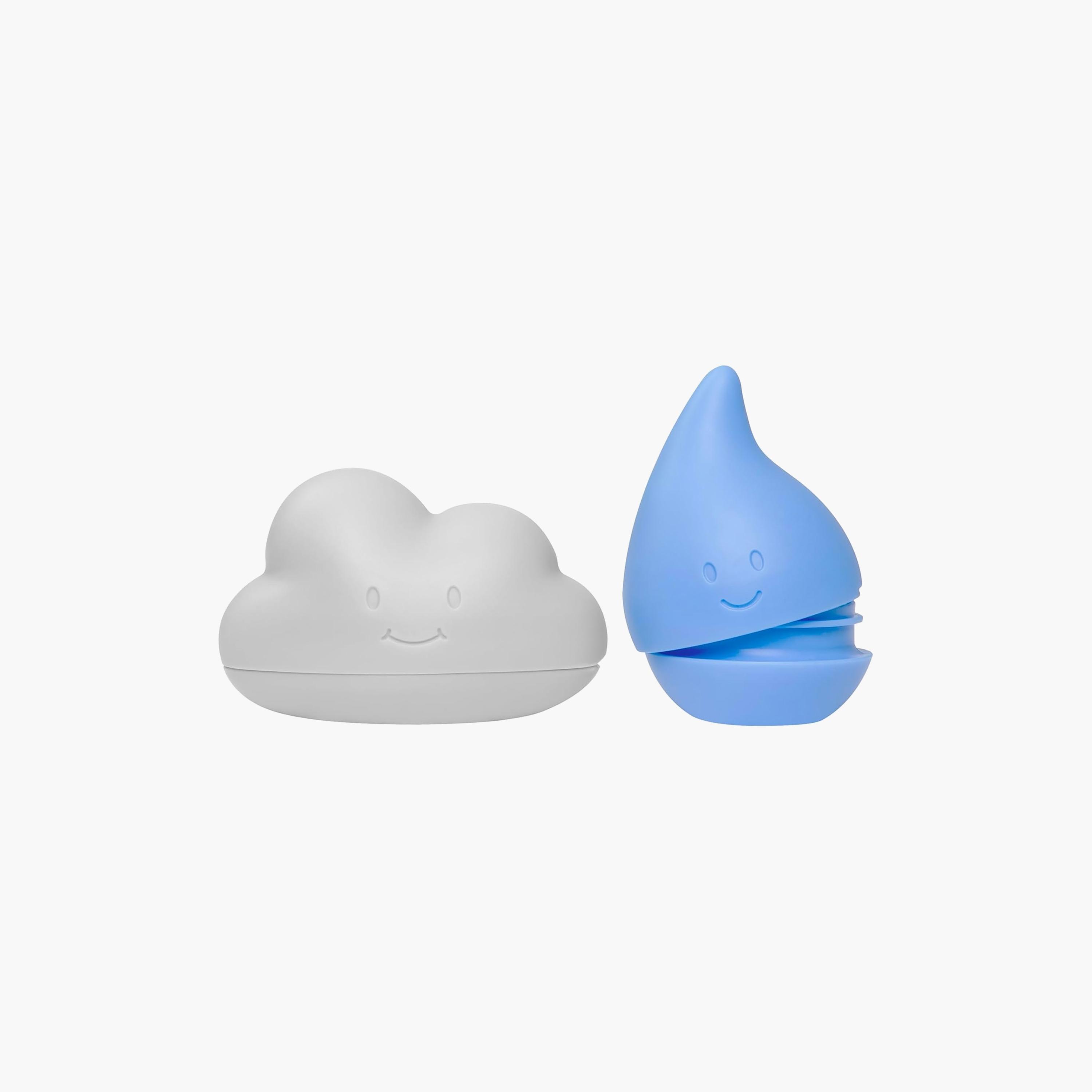 Ubbi 2-Piece Cloud & Droplet Bath Toys-toys-babyandtoddlertoys-bathtoys-image-1