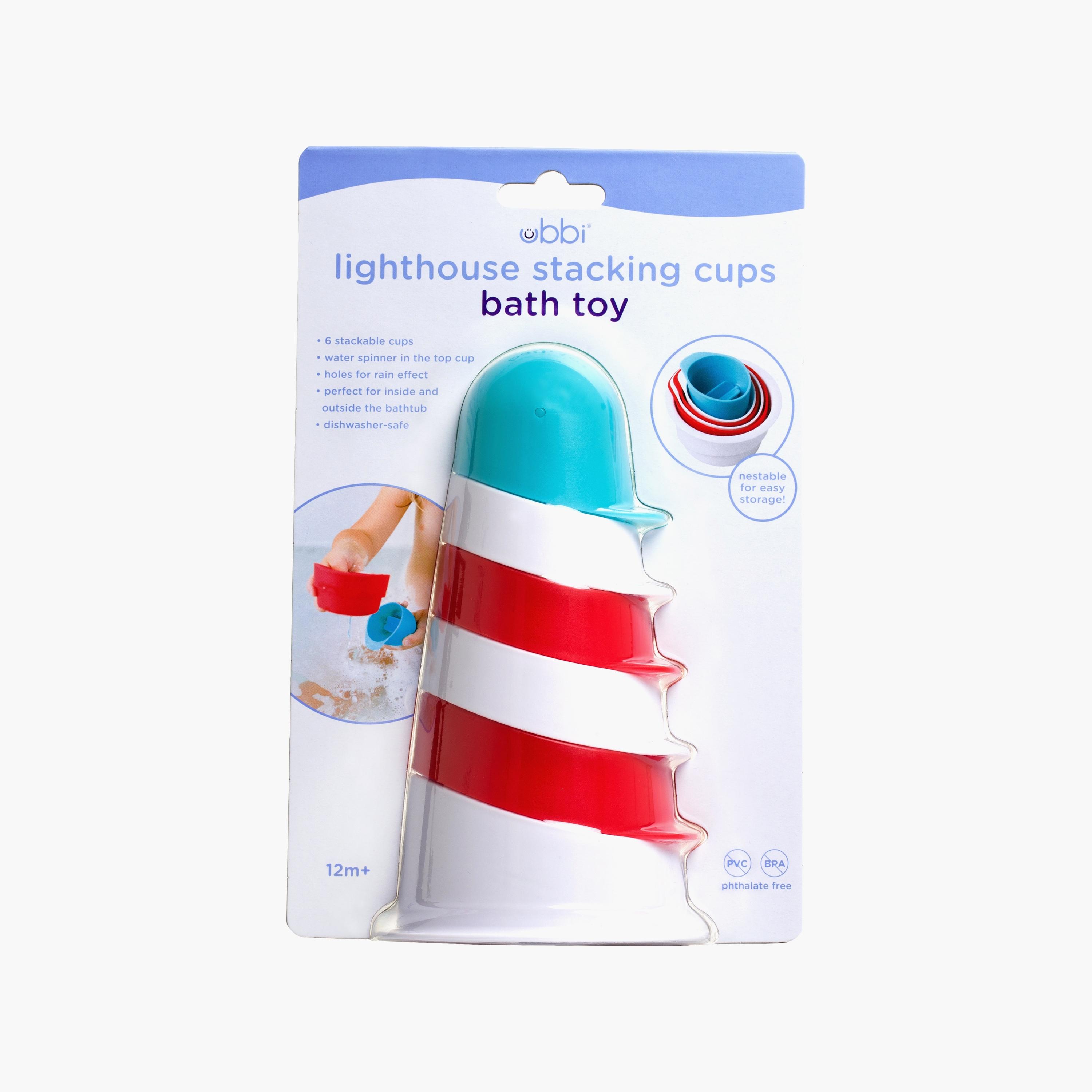 Ubbi 6-Piece Lighthouse Stacking Cups-toys-babyandtoddlertoys-bathtoys-image-13
