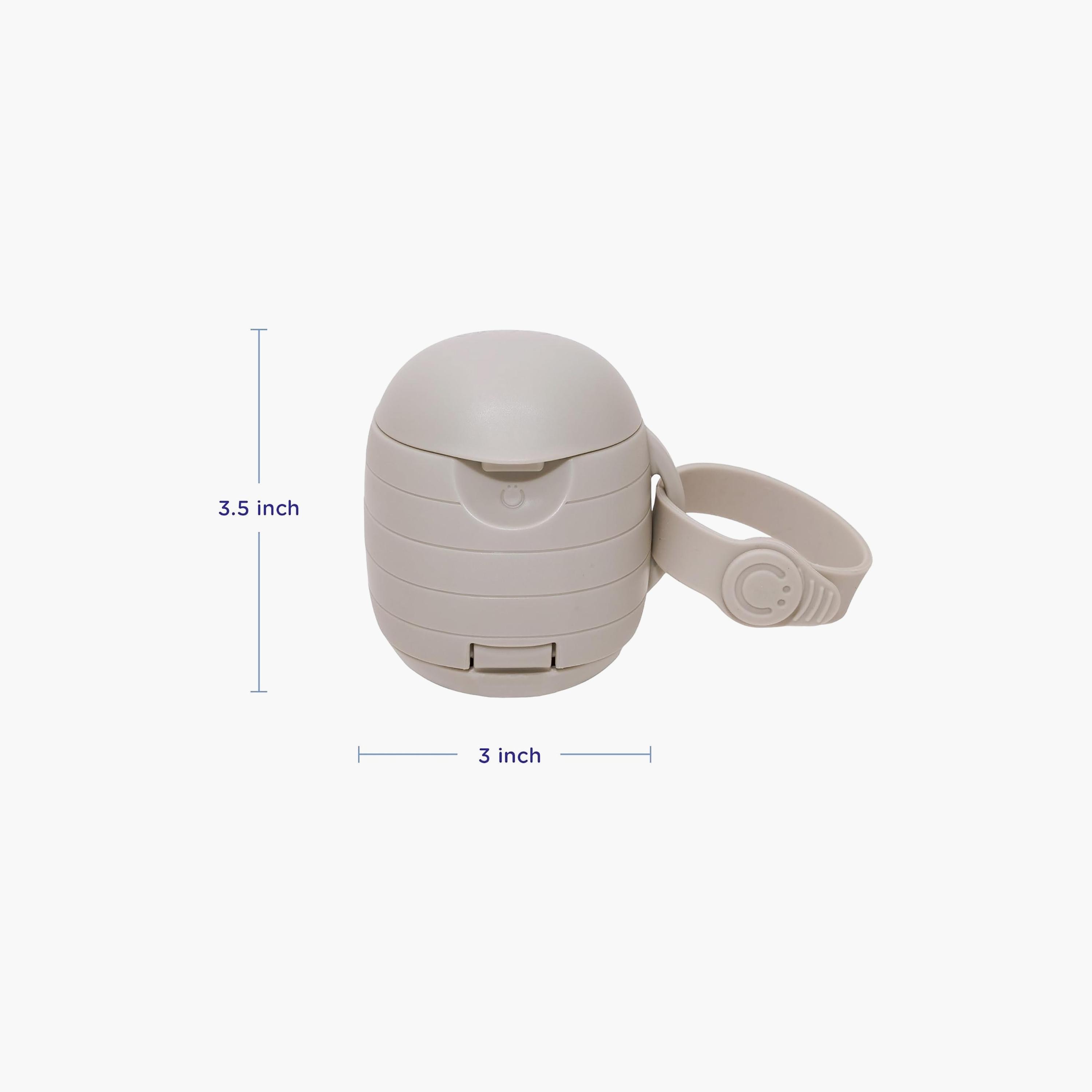 حامل لهاية للتنقل - رمادي داكن من أوبي-baby-feeding-pacifiers-image-9