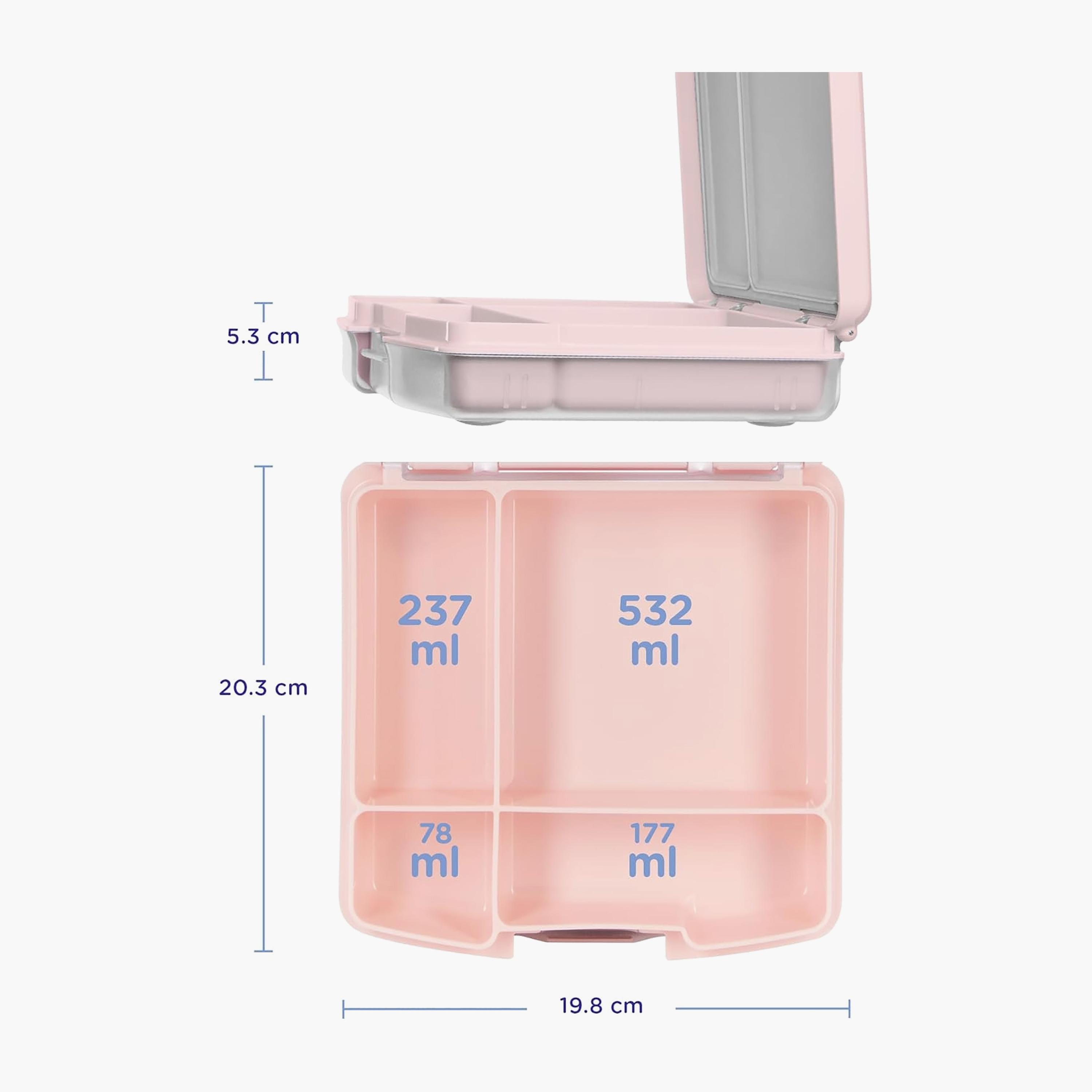Ubbi Bento Lunch Box with 4 Compartments-school-lunchessentials-lunchboxes-image-2