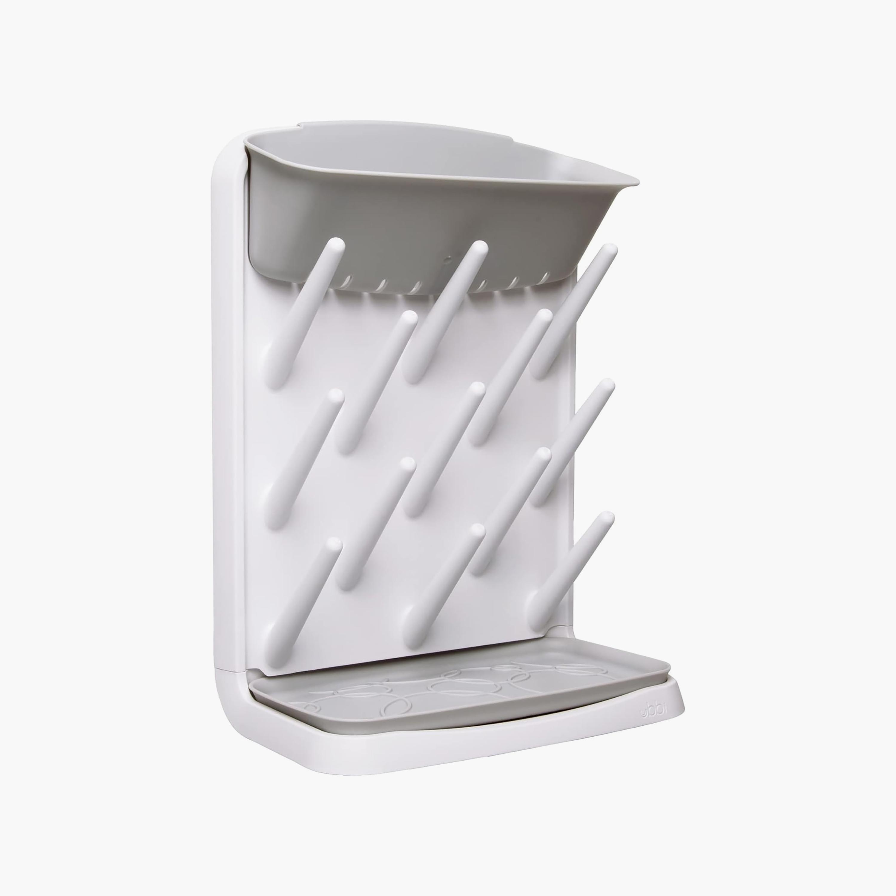 Ubbi Vertical Bottle Drying Rack - Gray-baby-feeding-accessories-image-1