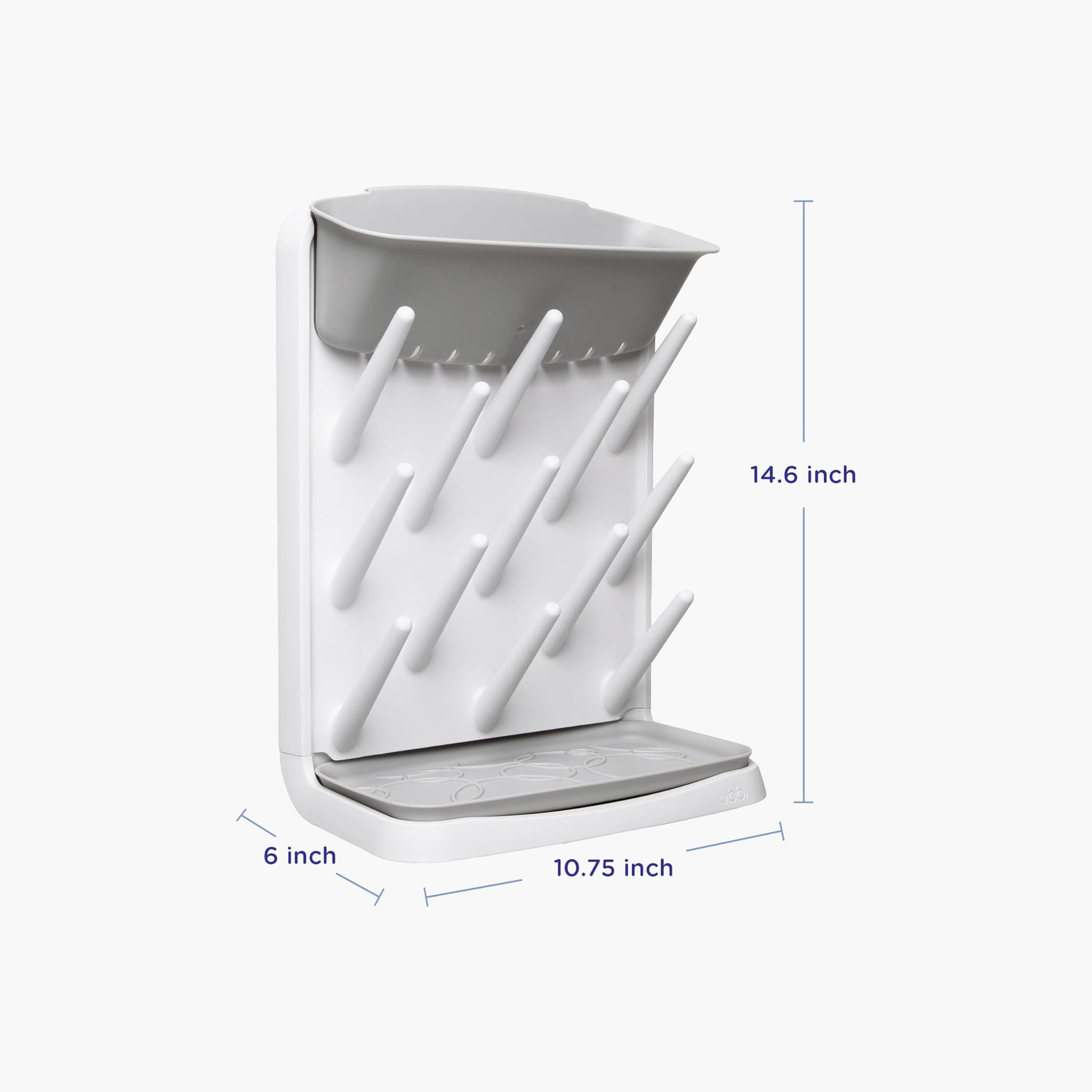 Ubbi Vertical Bottle Drying Rack - Gray-baby-feeding-accessories-image-11