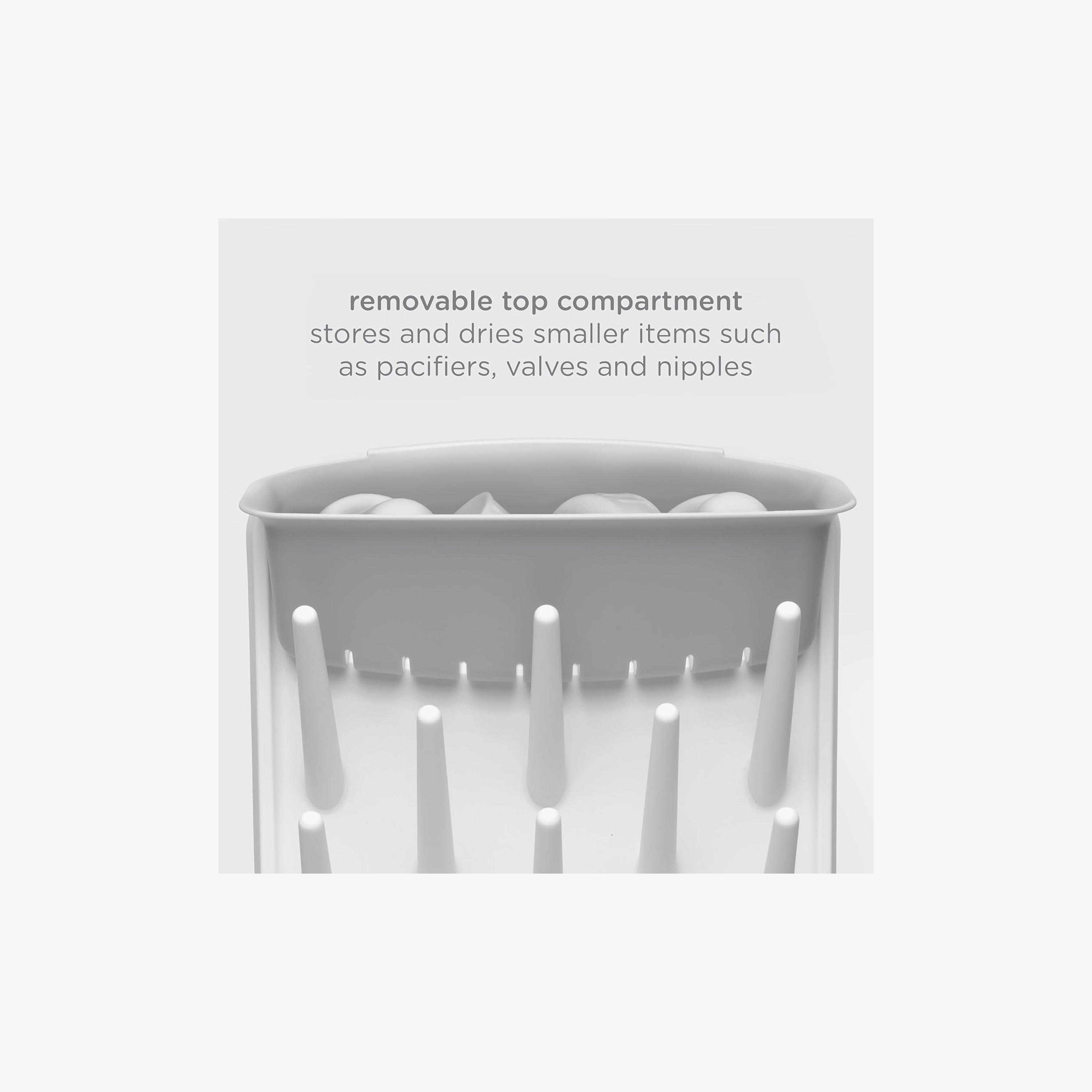 Ubbi Vertical Bottle Drying Rack - Gray-baby-feeding-accessories-image-13