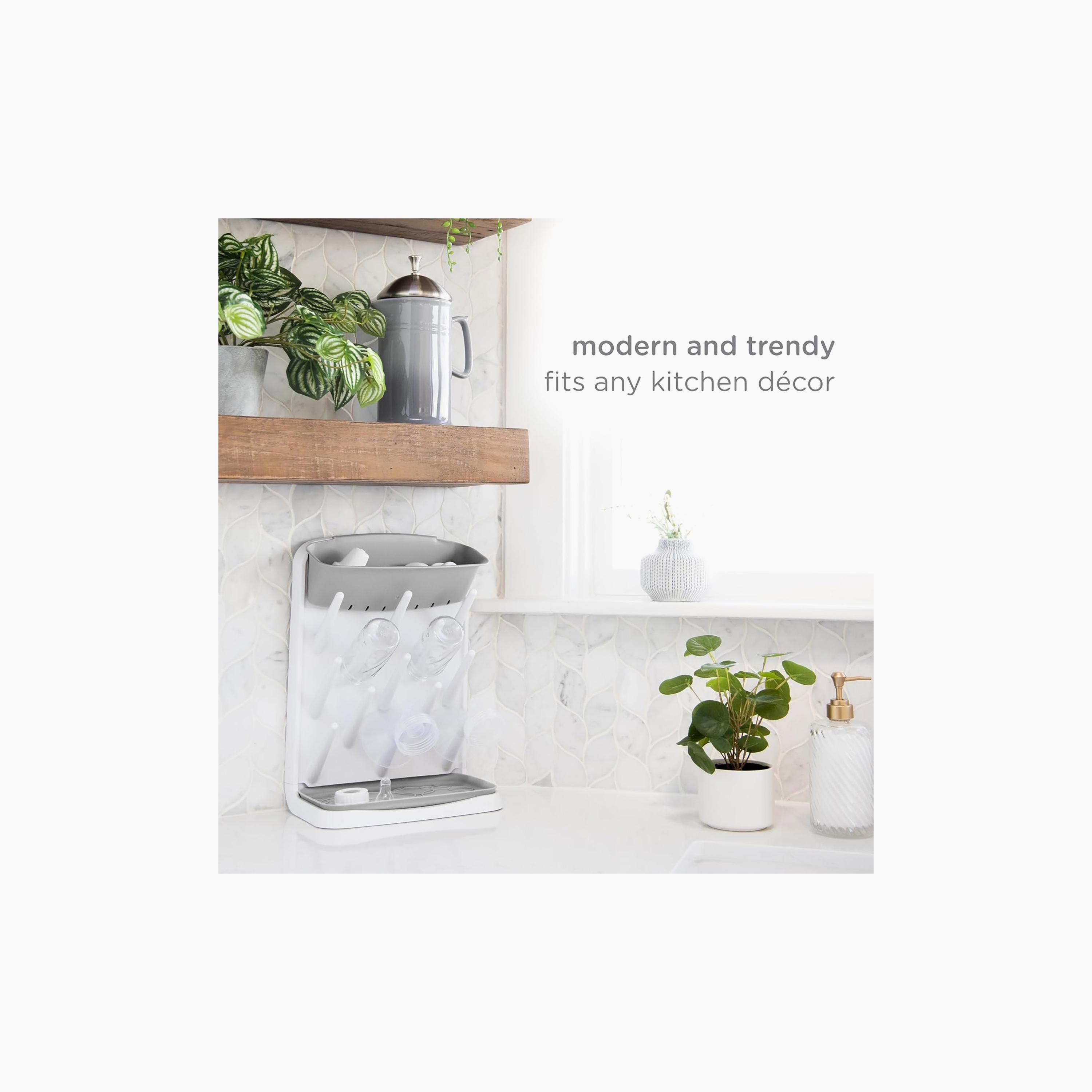 Ubbi Vertical Bottle Drying Rack - Gray-baby-feeding-accessories-image-16