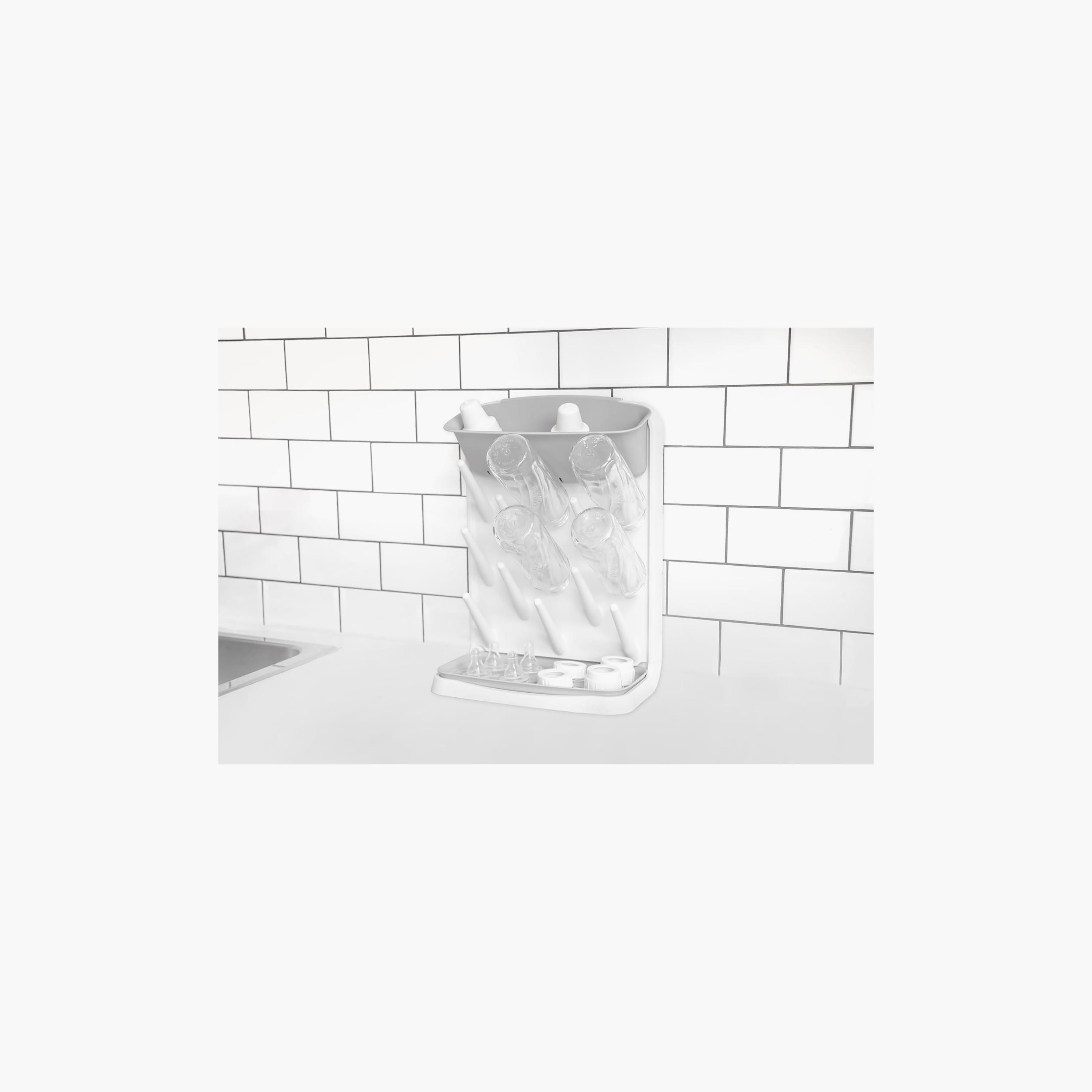 Ubbi Vertical Bottle Drying Rack - Gray-baby-feeding-accessories-image-18