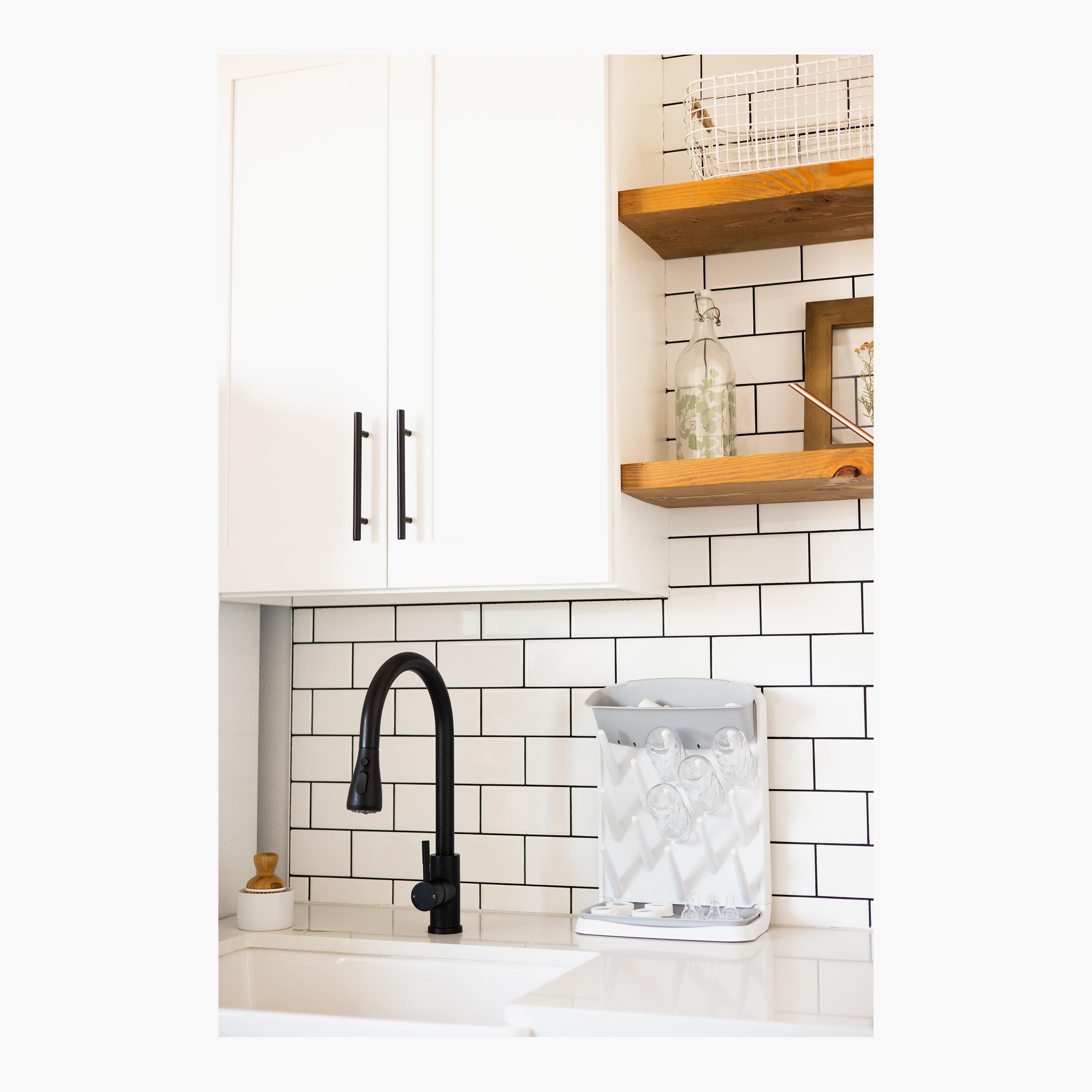 Ubbi Vertical Bottle Drying Rack - Gray-baby-feeding-accessories-image-5