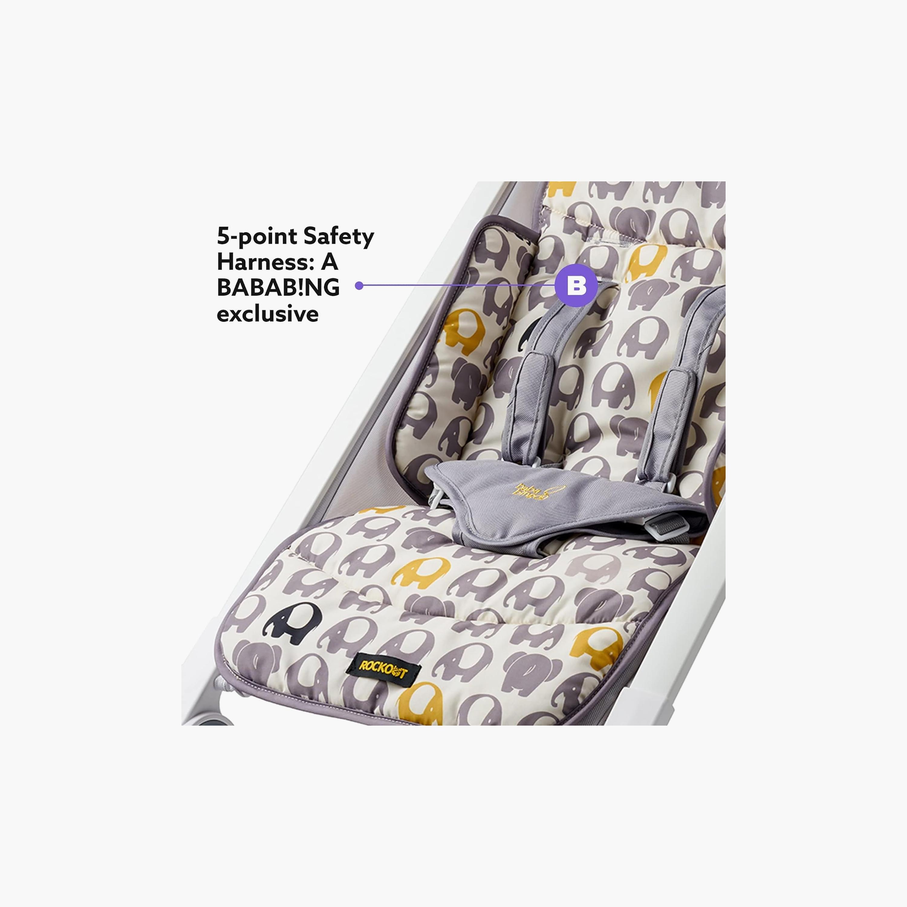 BabaBing Rockout 2 Rocker - Nellie Elephant-baby-infantactivity-rockers-image-2