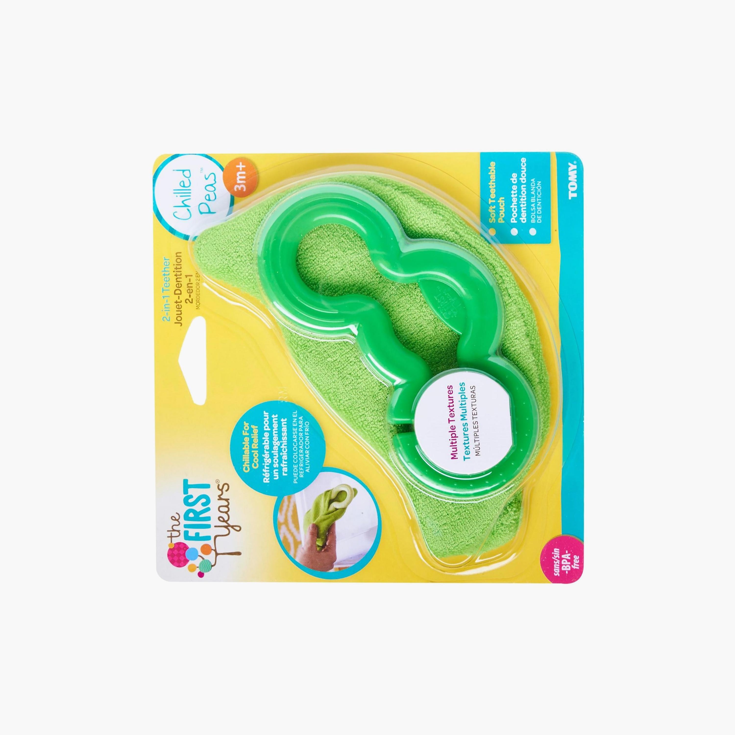 The First Years Chilled Peas 2-In-1 Teether-baby-feeding-teethers-image-2