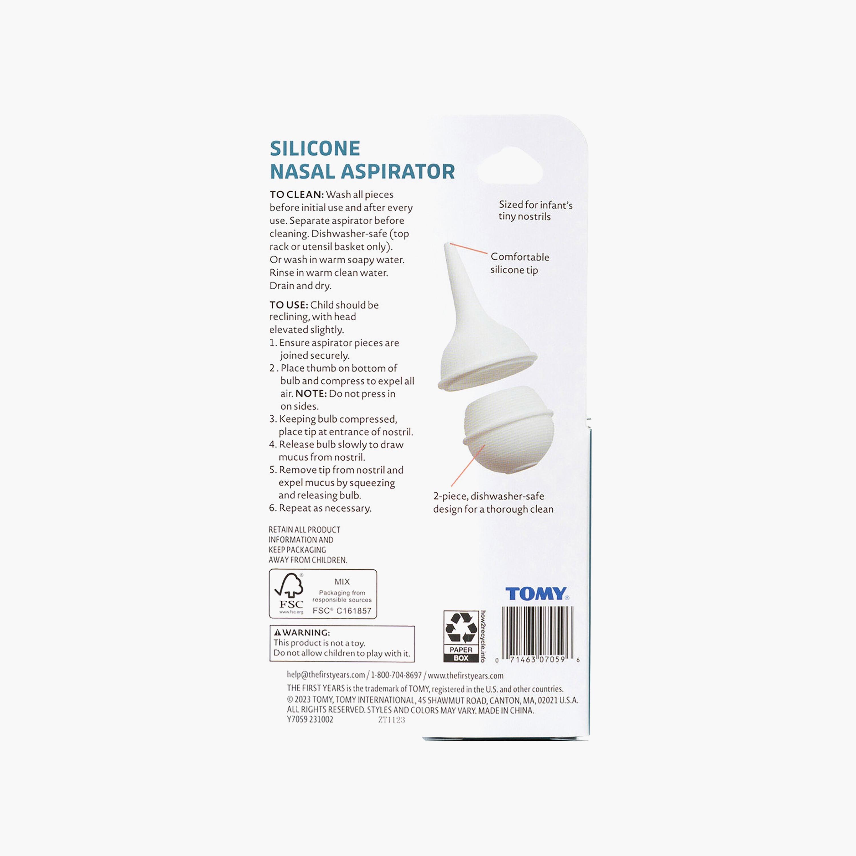 The First Years Arc Hospital Style Silicone Nasal Aspirator-baby-healthandsafety-thermometersandaspirators-image-6