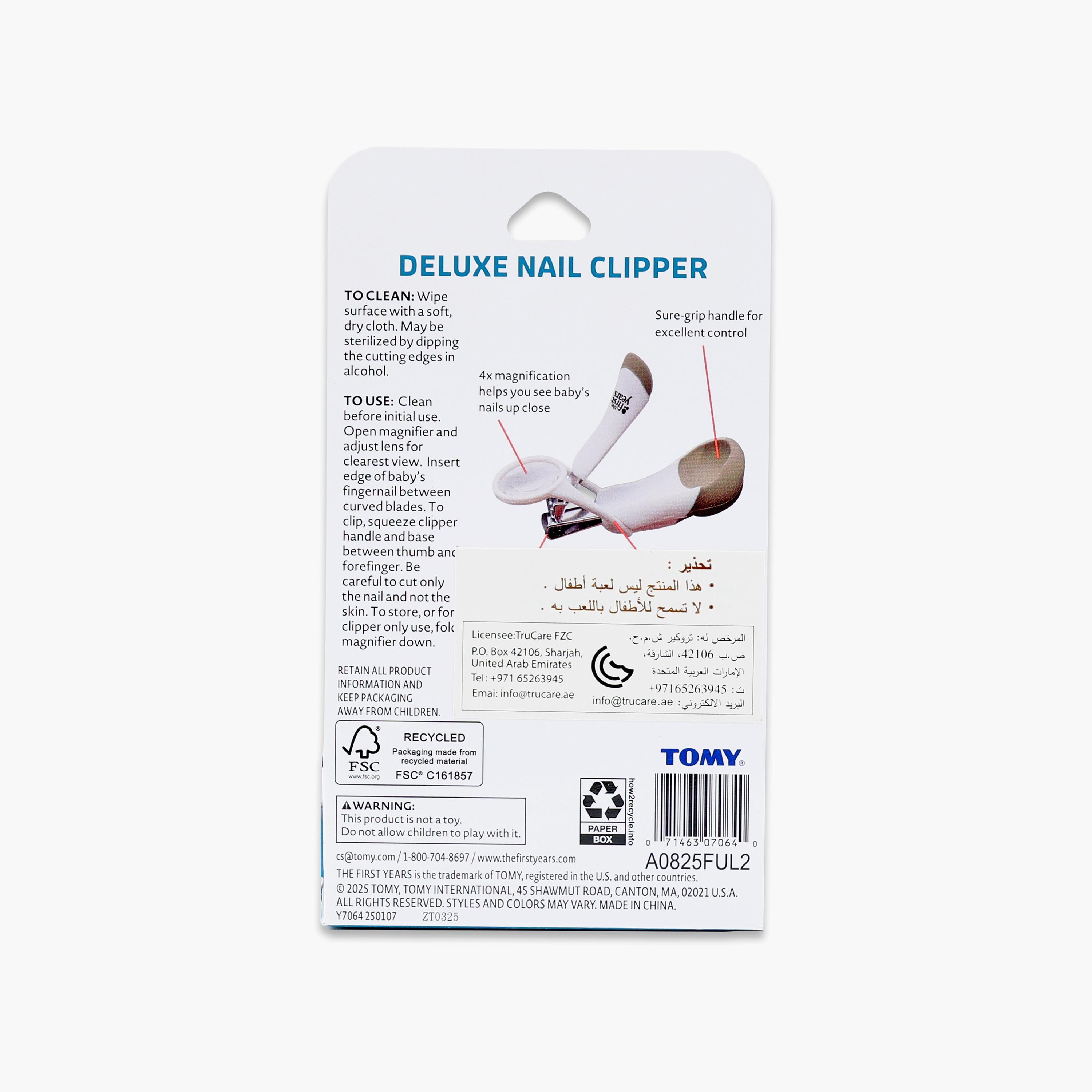 The First Years Arc Deluxe Nail Clipper With Magnifier-baby-bathandcare-hairbodyskincare-image-6