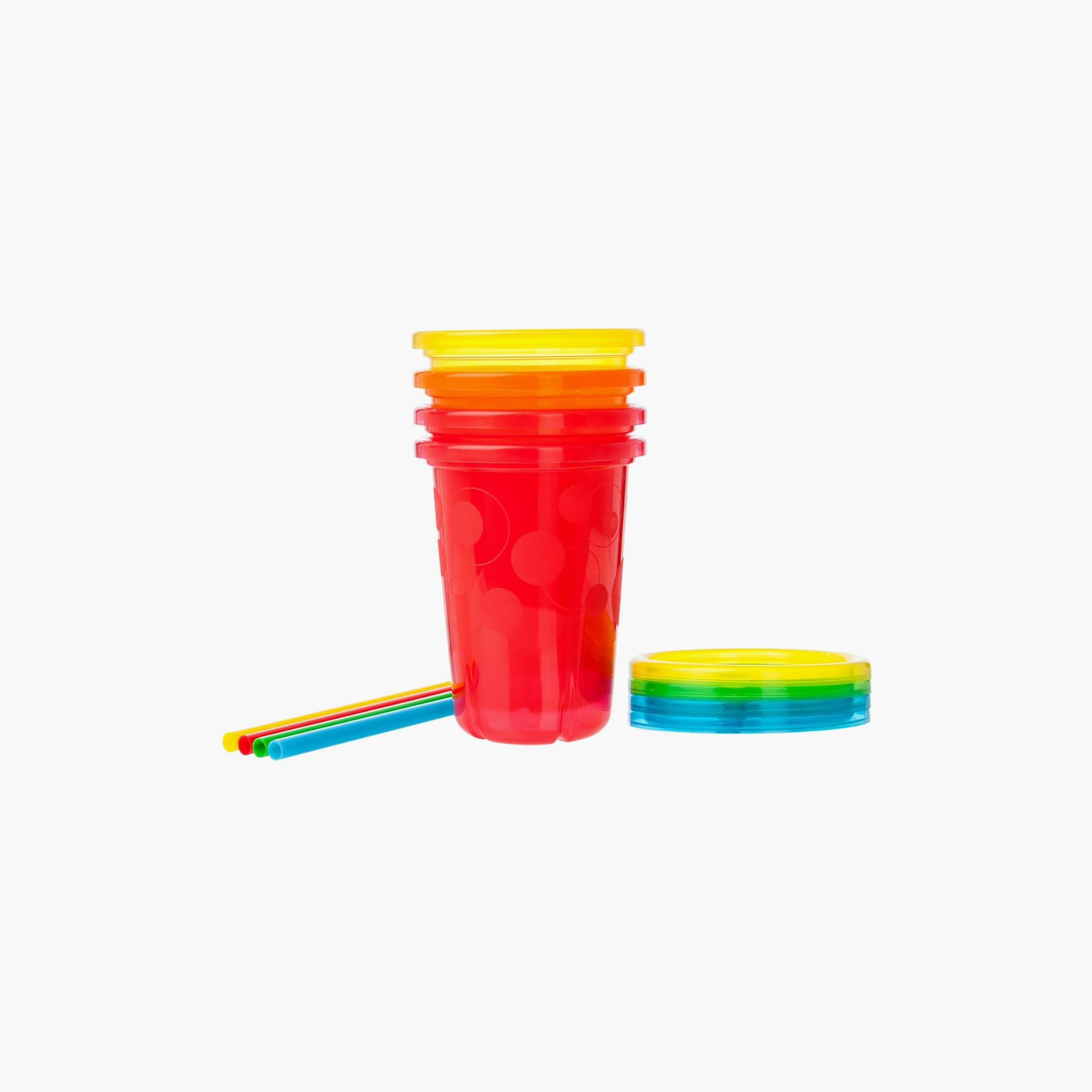 The First Years Take & Toss Straw Cups - Pack of 4 x 296 ml-baby-feeding-mealtimeessentials-image-2