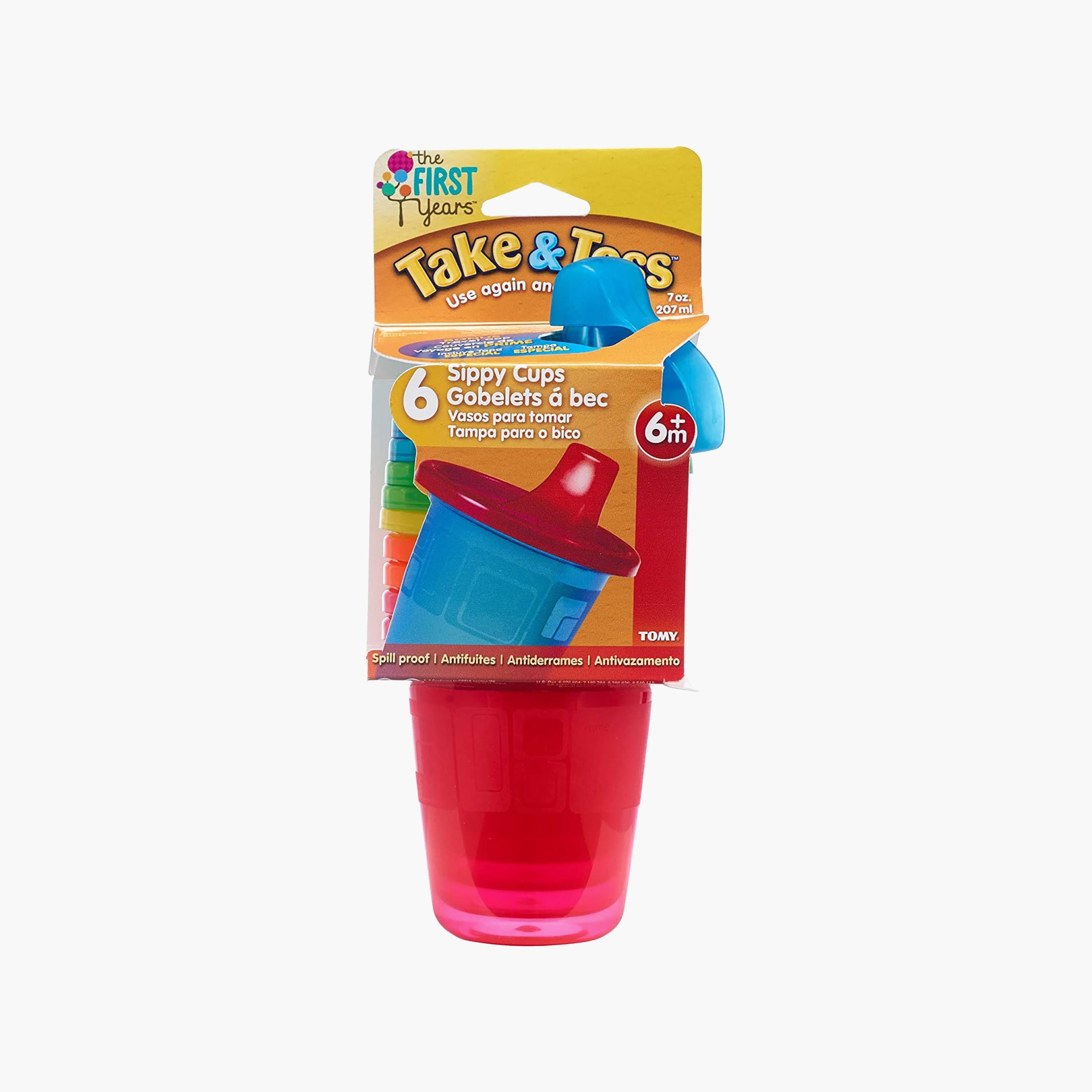 كوب تدريب تيك آند توس مقاوم للانسكاب - عبوة من 6 × 207 مل من ذا فيرست ييرز-baby-feeding-mealtimeessentials-image-5