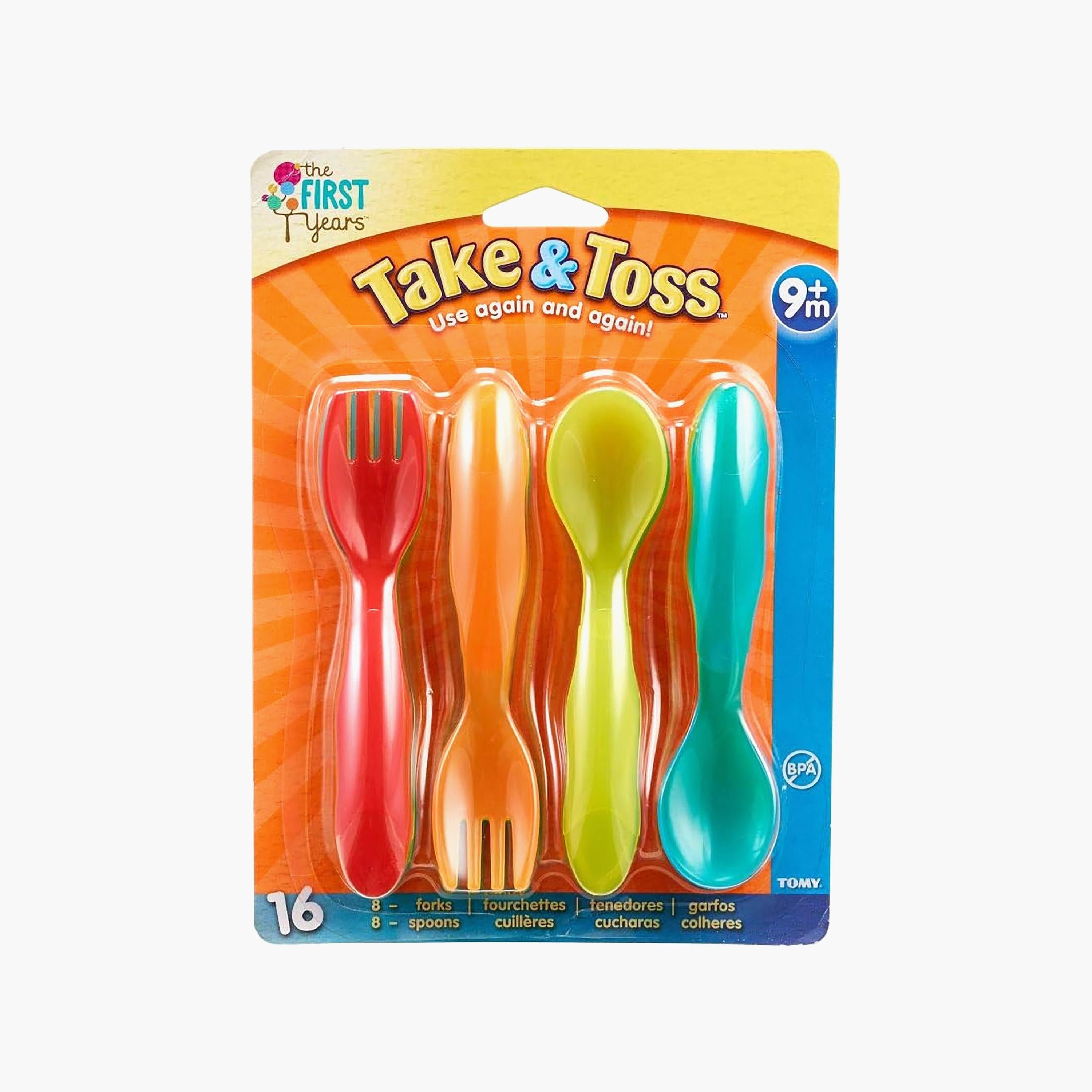 أدوات مائدة للأطفال الصغار تيك اند توس من ذا فيرست ييرز - 16 قطعة-baby-feeding-mealtimeessentials-image-2