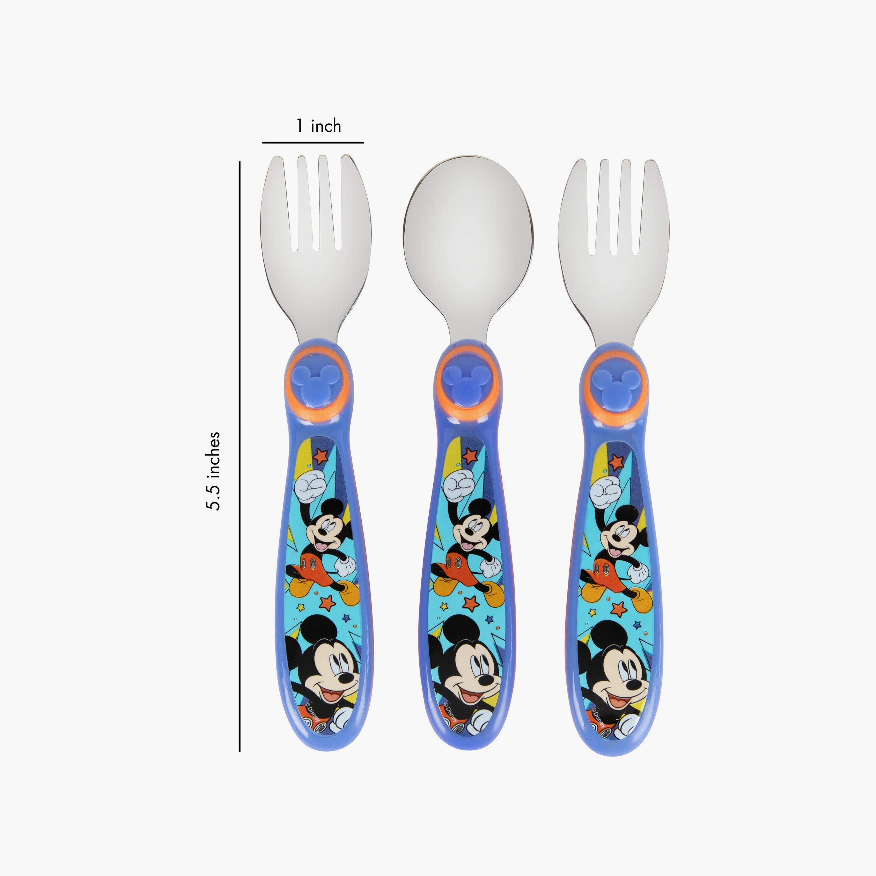 طقم أدوات مائدة ميكي منحوتة مكون من 3 قطع من ذا فيرست ييرز-baby-feeding-mealtimeessentials-image-2