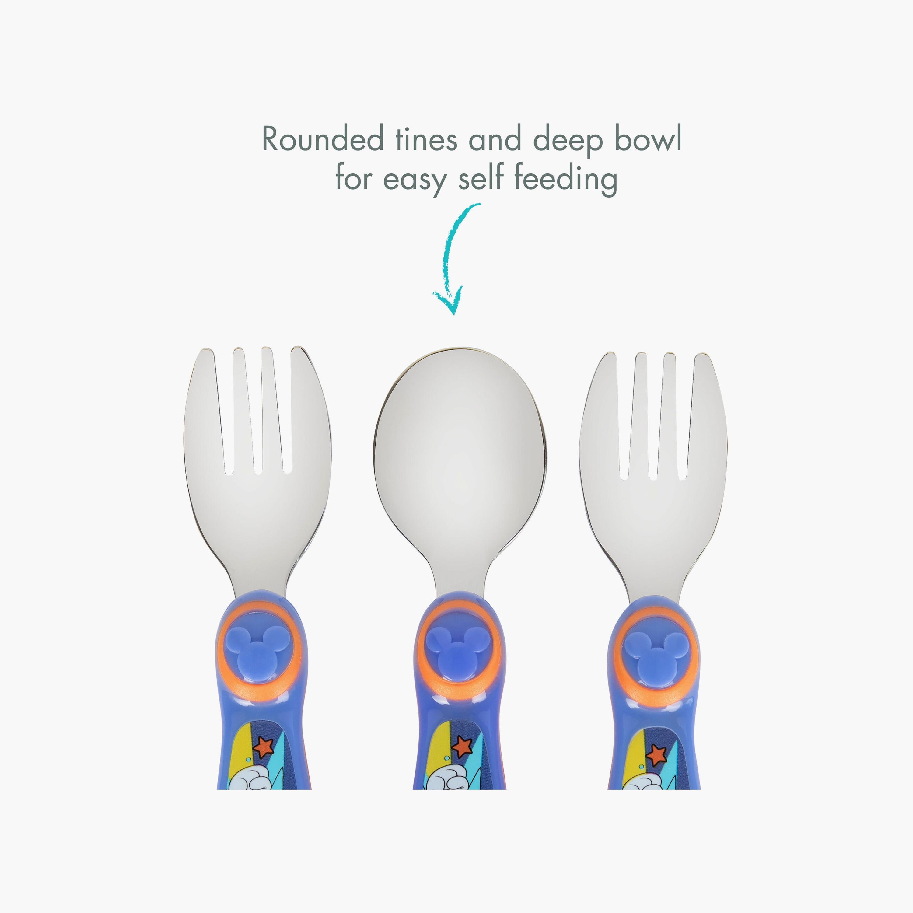 طقم أدوات مائدة ميكي منحوتة مكون من 3 قطع من ذا فيرست ييرز-baby-feeding-mealtimeessentials-image-4