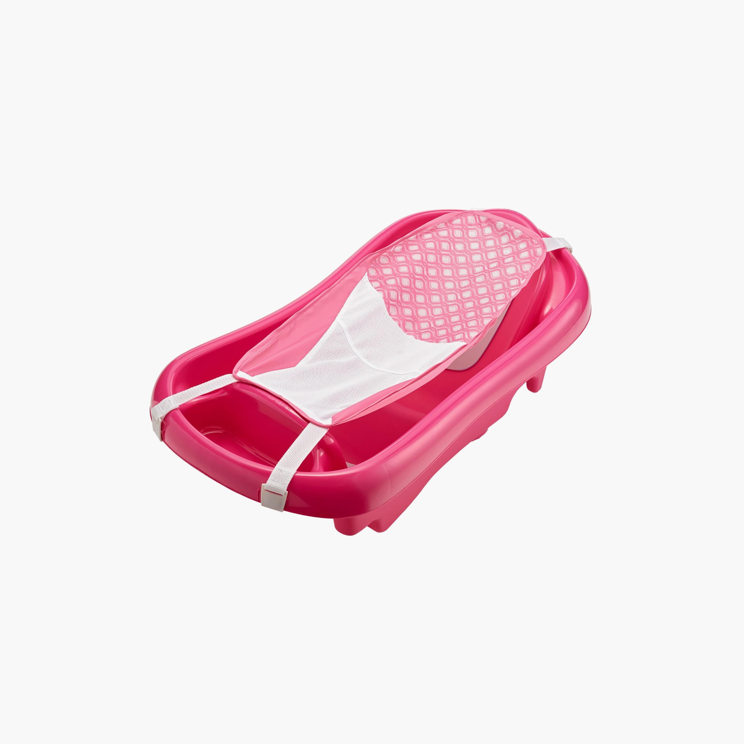 The First Years Sure Comfort Tub with Bath Sling - Pink-baby-bathandcare-bathtubs-image-1
